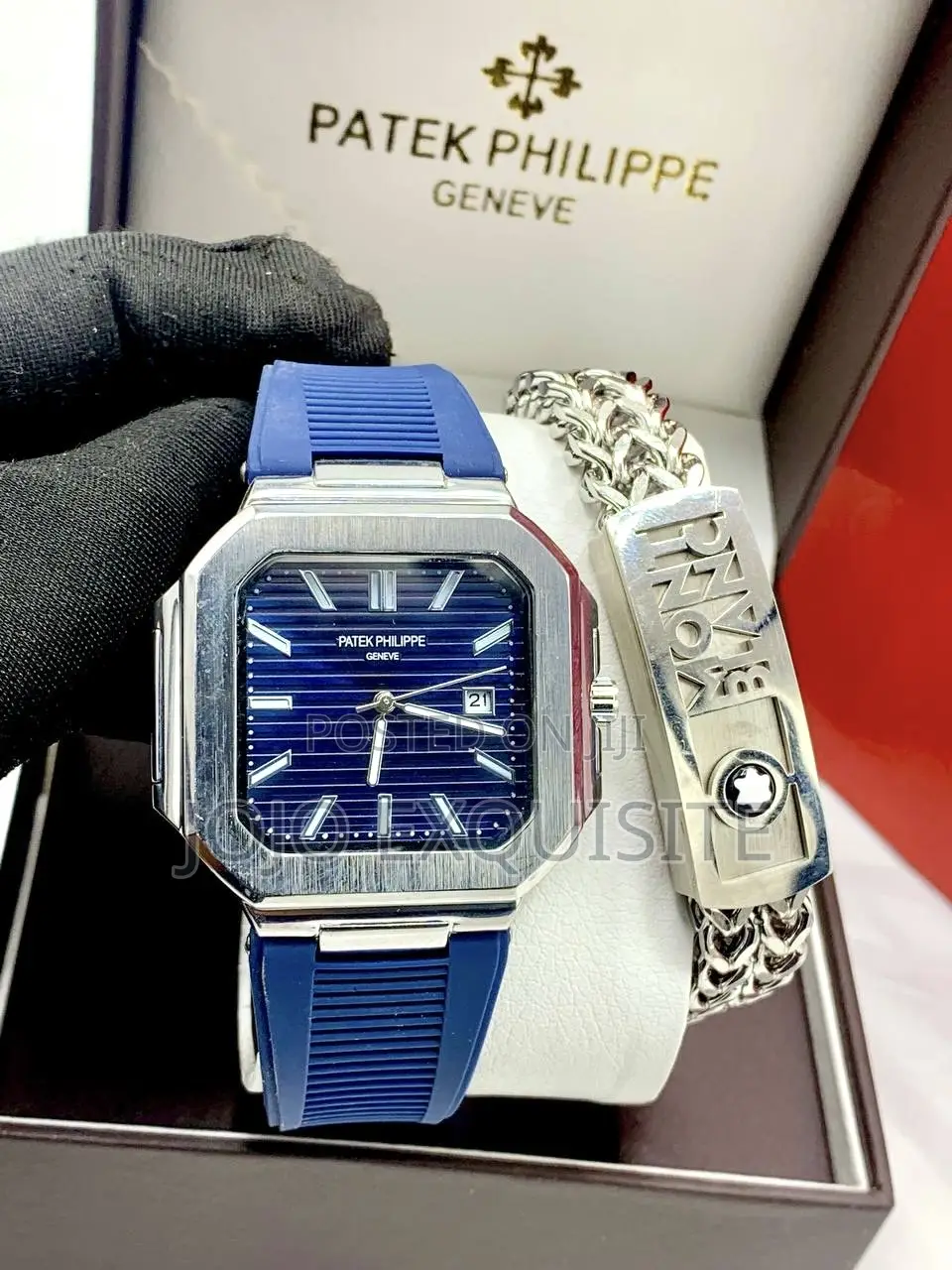 Rubber Strap Patek Philippe Wristwatch