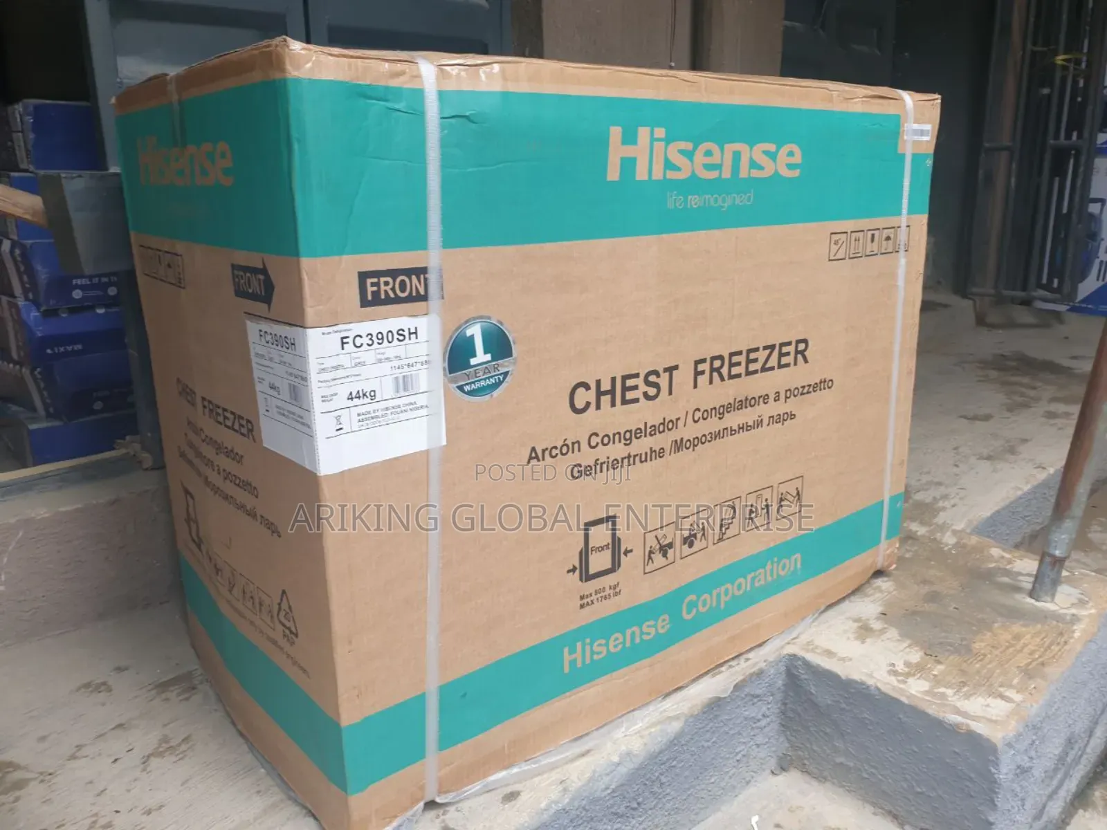 Hisense FRZ Fc 390 Sh,
297 Liter Chest Freezer.