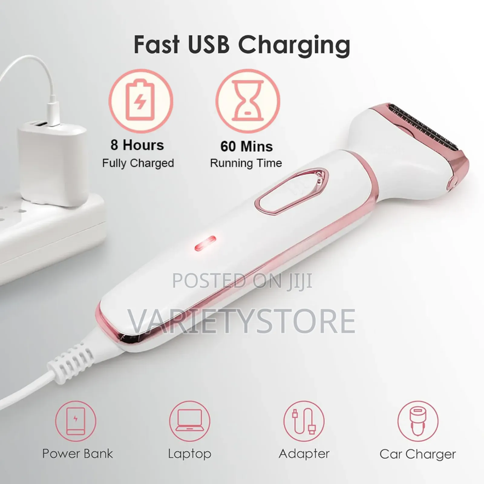 4 In 1 Electric Lady Shaver, Body Hair Removal