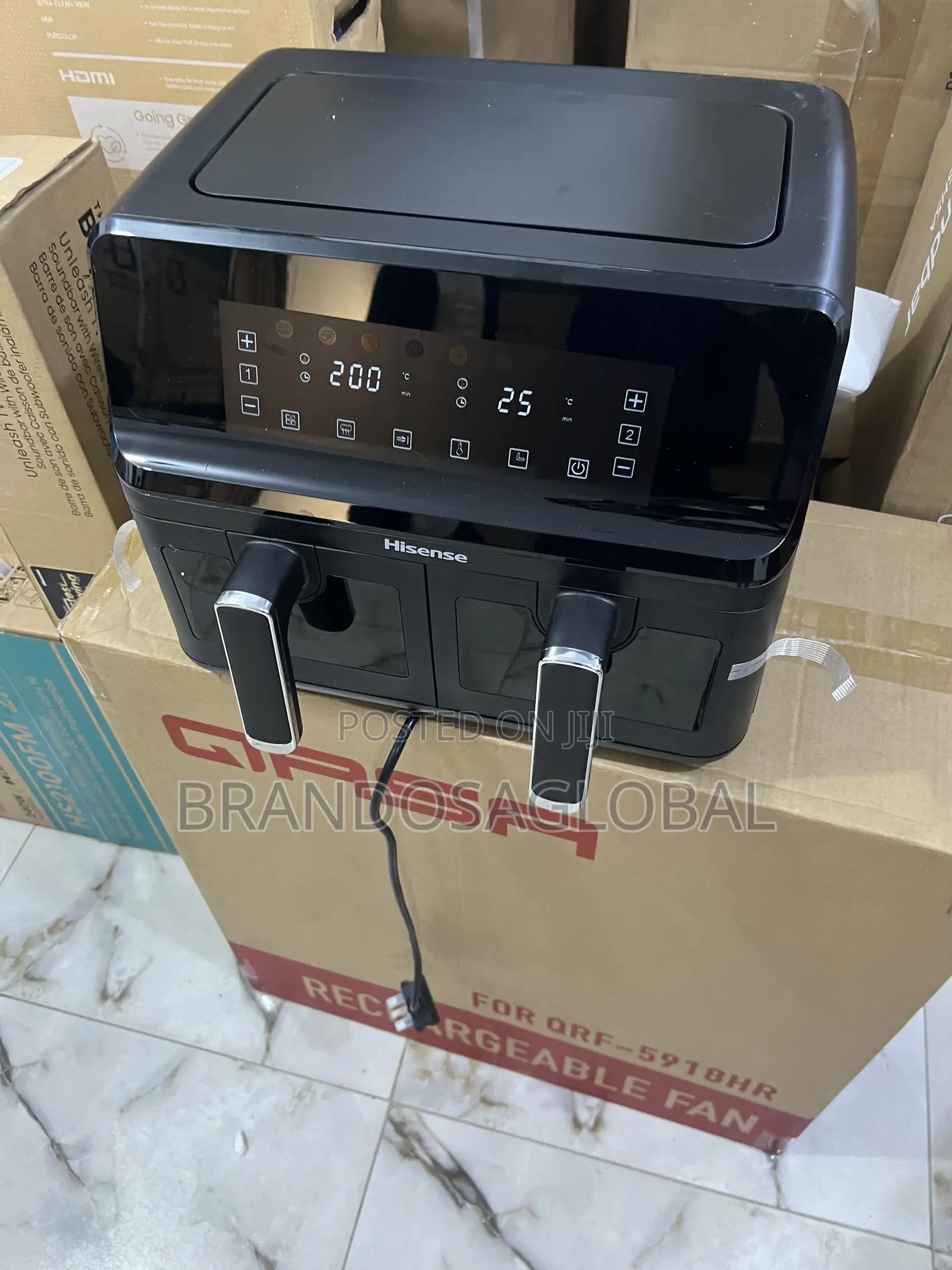 Hisense 8l Air Fryer – Smart Temperature Control Appliance