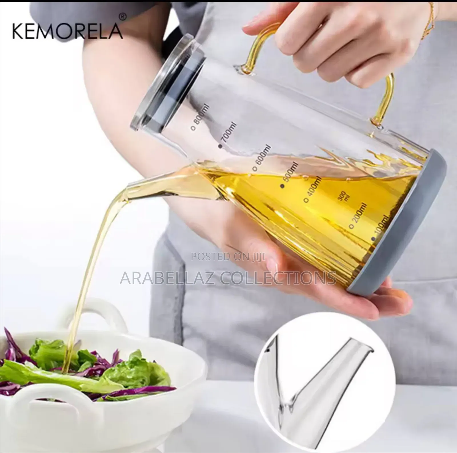 Glass Oil Pot For Seasoning Bottle