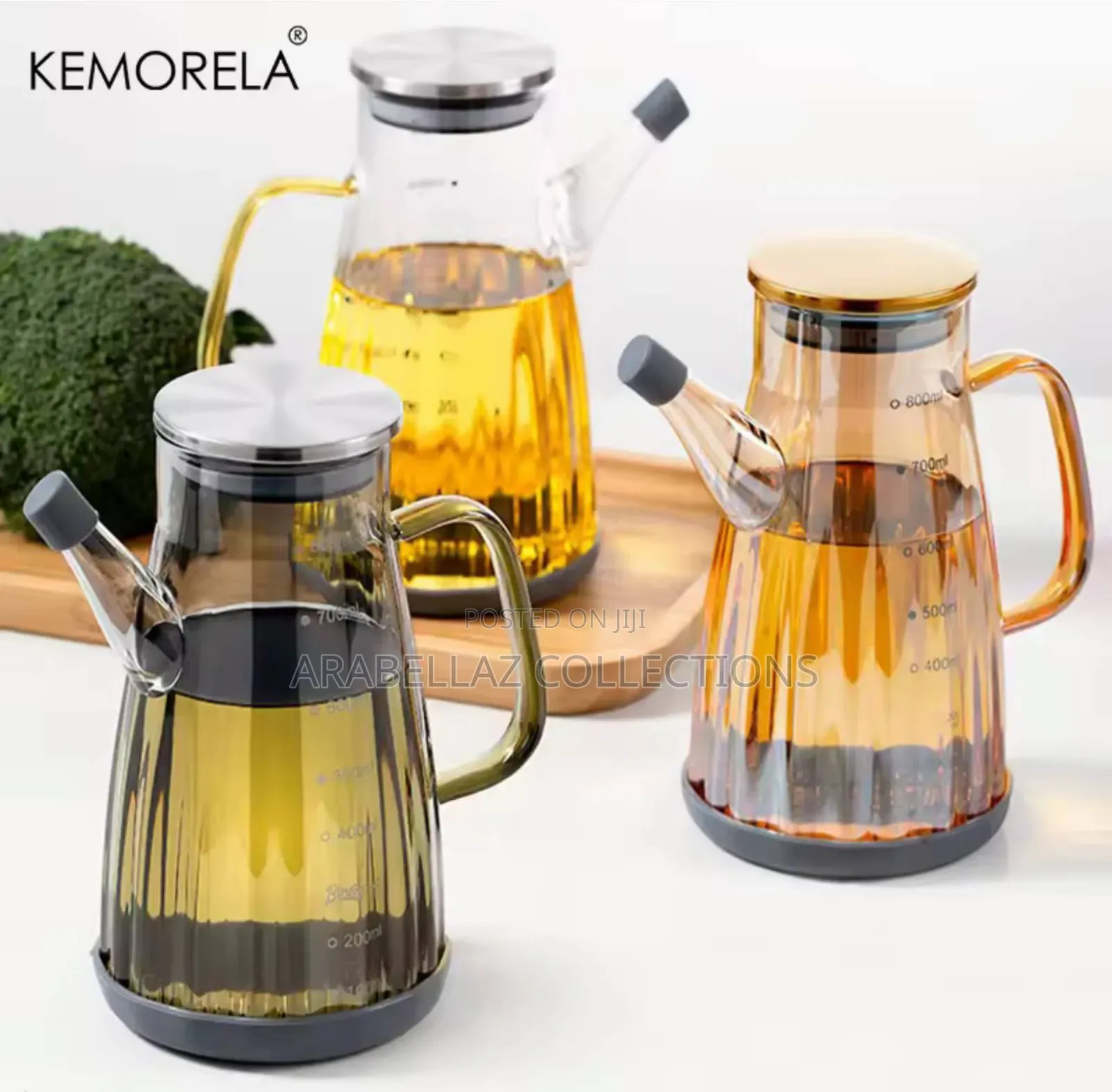 Glass Oil Pot For Seasoning Bottle