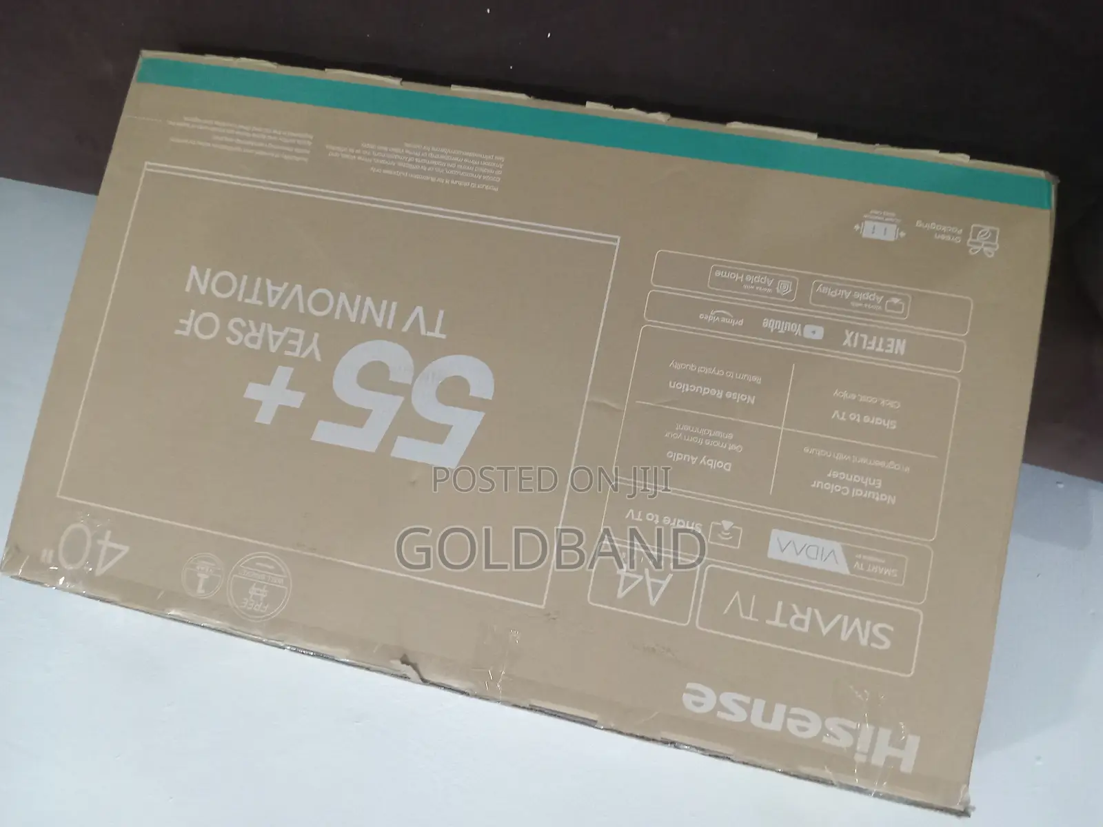 Hisense 40” Led Smart Tv – Netflix, Youtube, Hdmi