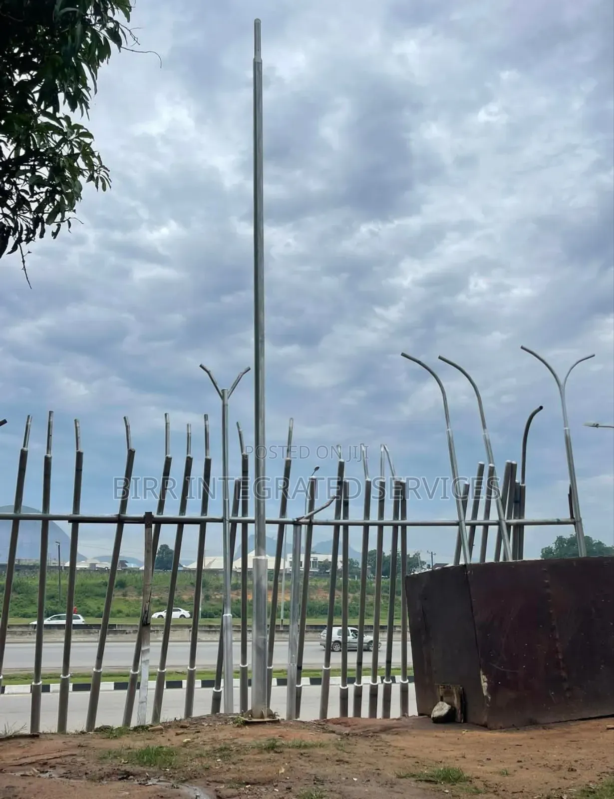 Solar Streetlight Poles