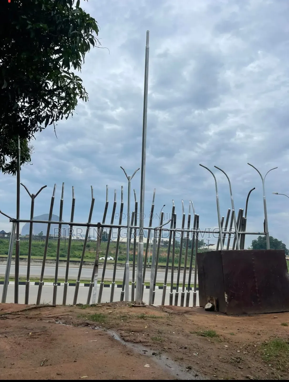 Solar Streetlight Poles