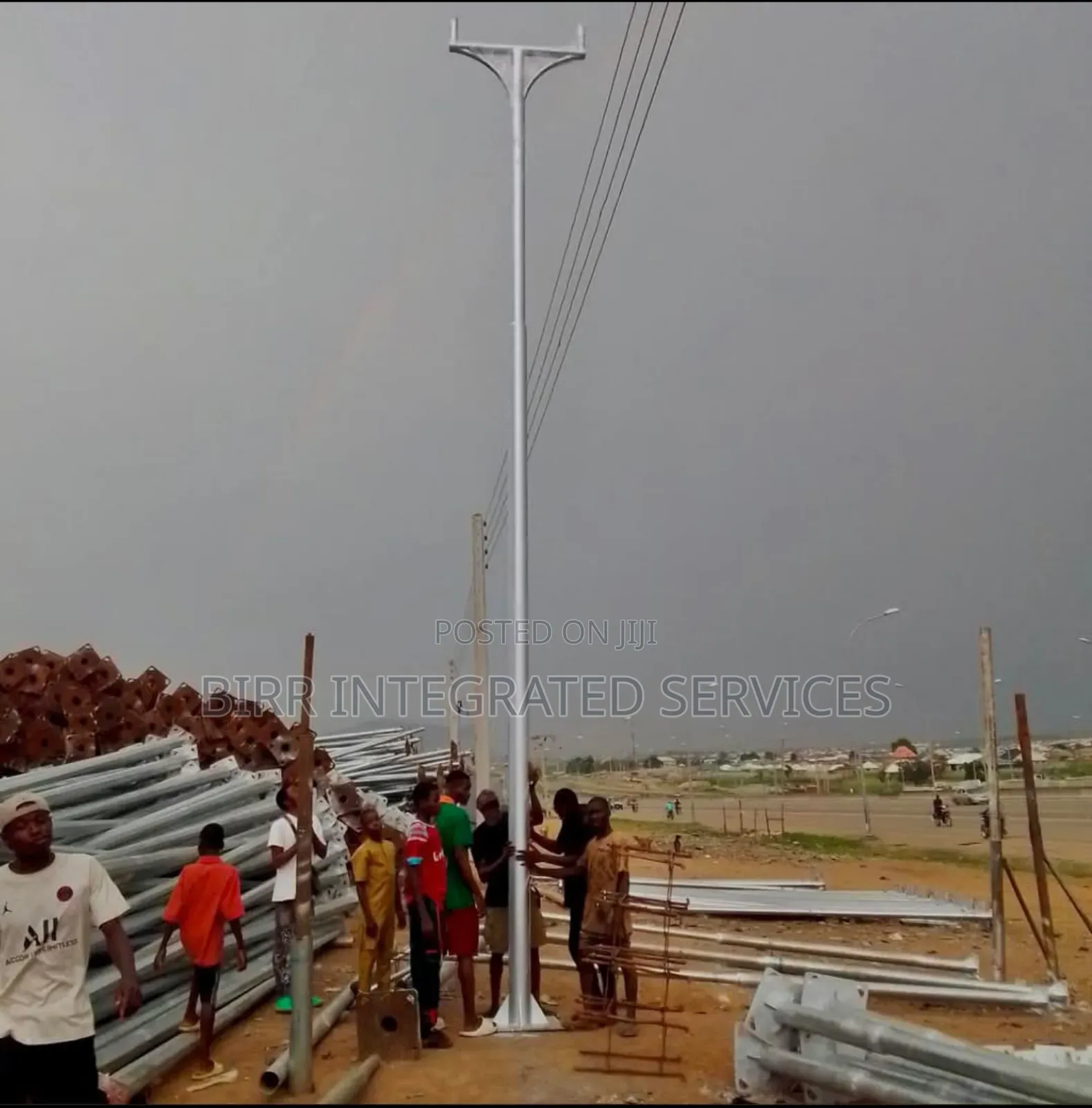 Solar Streetlight Poles
