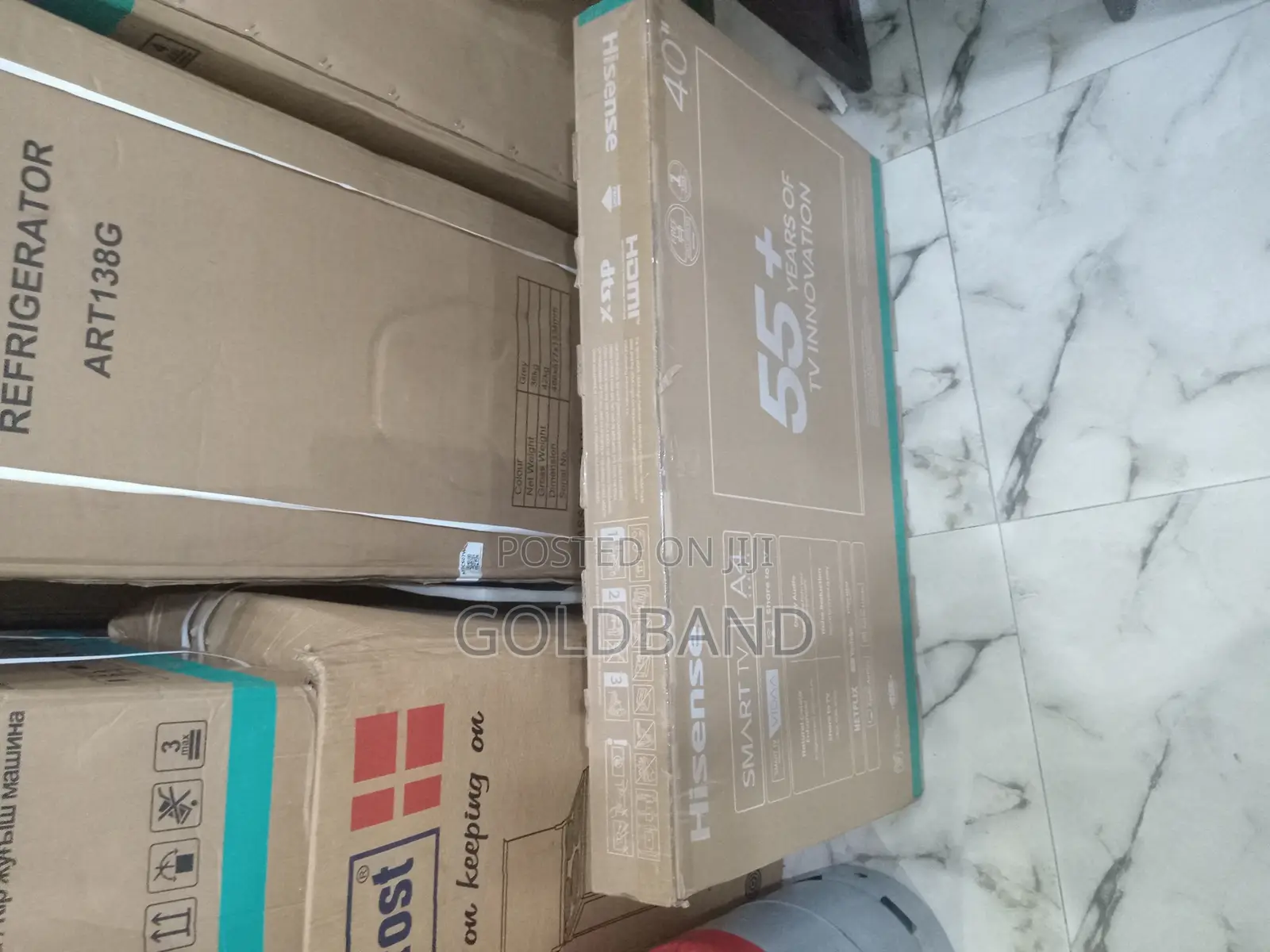 Hisense 40” Smart Led Tv – Built-in Wi-Fi, Netflix