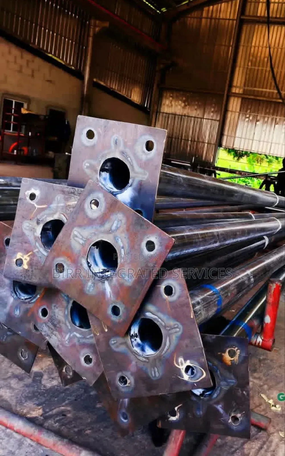 Solar Streetlight Galvanized Poles