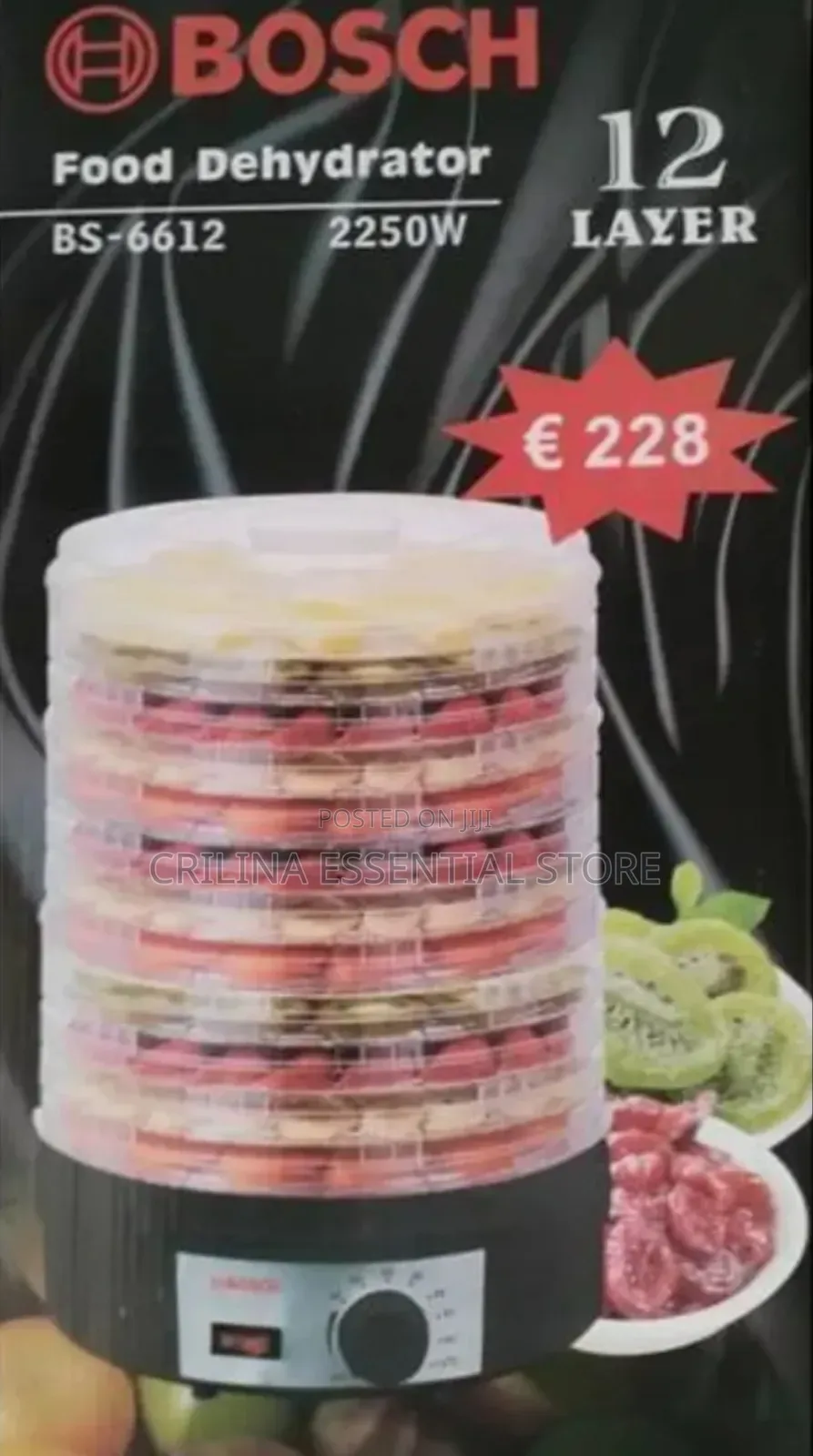 12 Layers Bosch Dehydrator