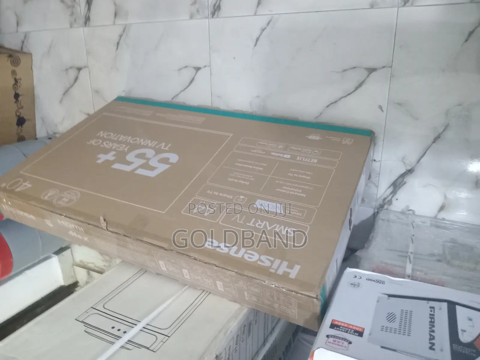 Hisense 40” Led Smart Tv – Sleek Design, Smart Apps