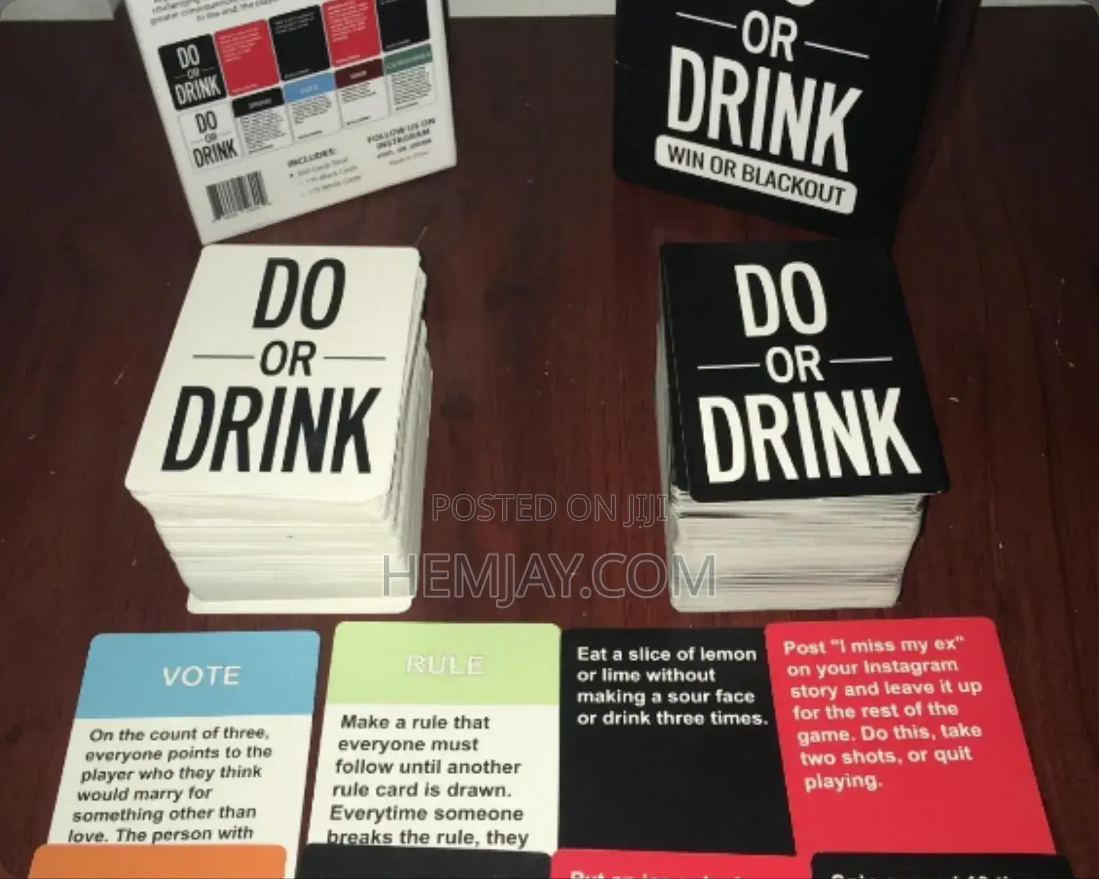 Card Game= Do or Drink/ Bad People (Know People Motives Through Fun)
