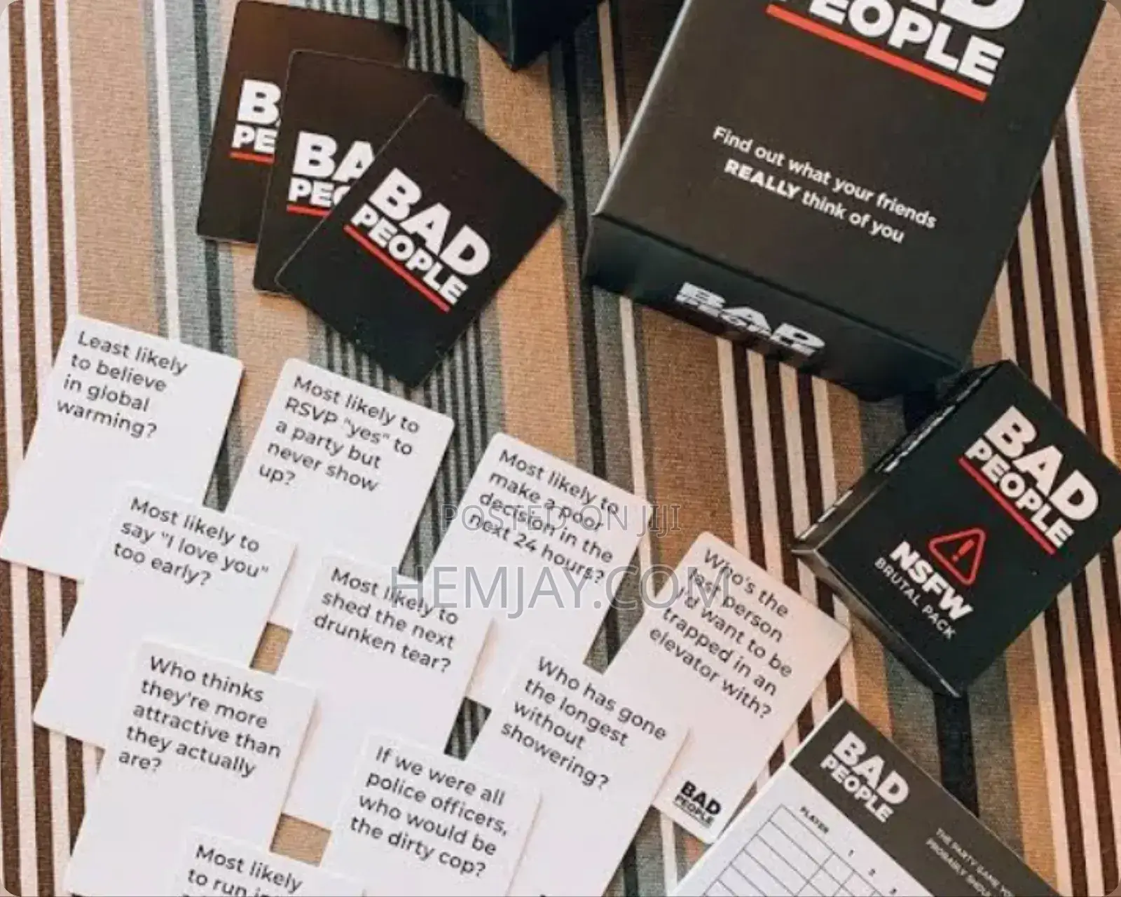 Card Game= Do or Drink/ Bad People (Know People Motives Through Fun)