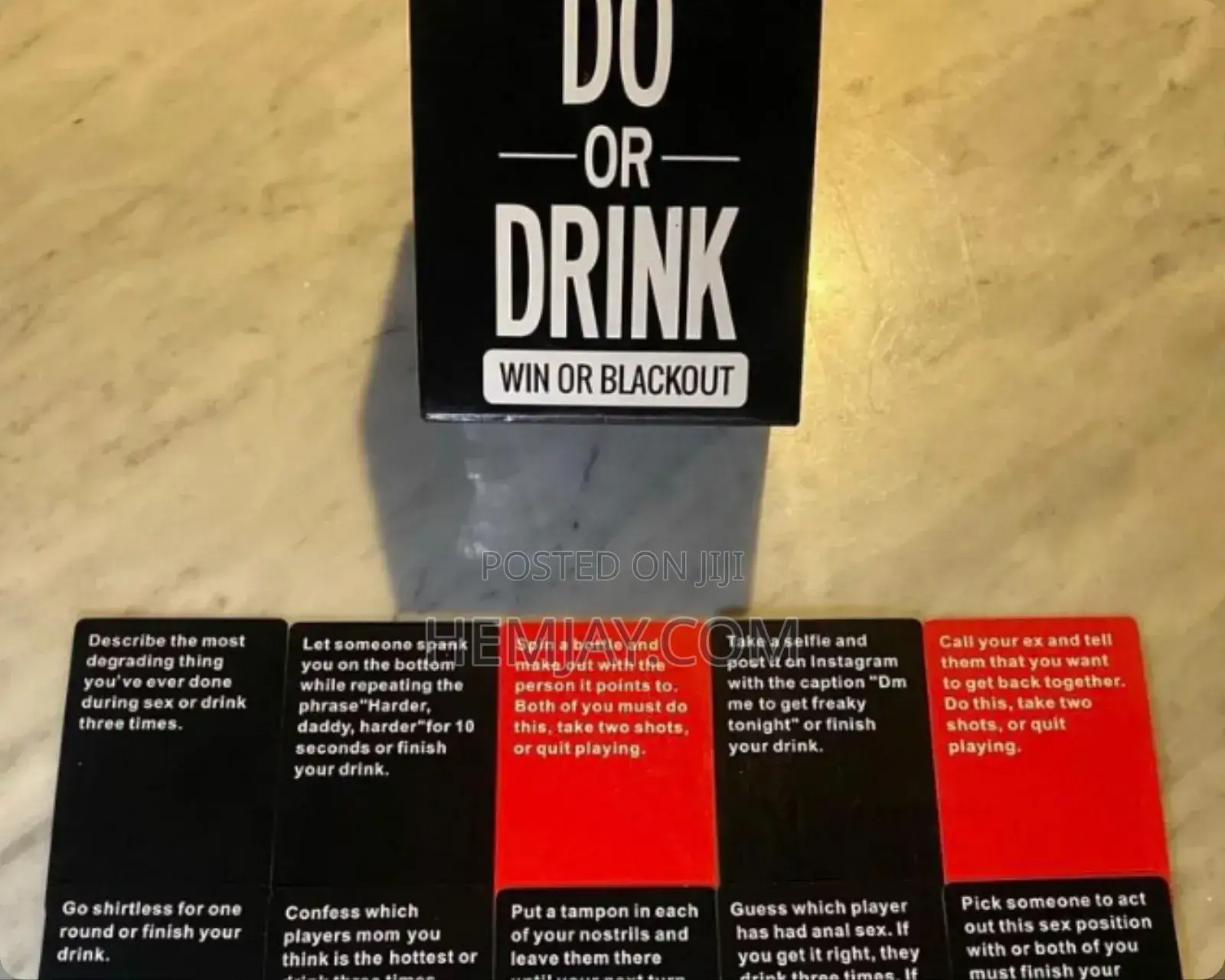 Card Game= Do or Drink/ Bad People (Know People Motives Through Fun)