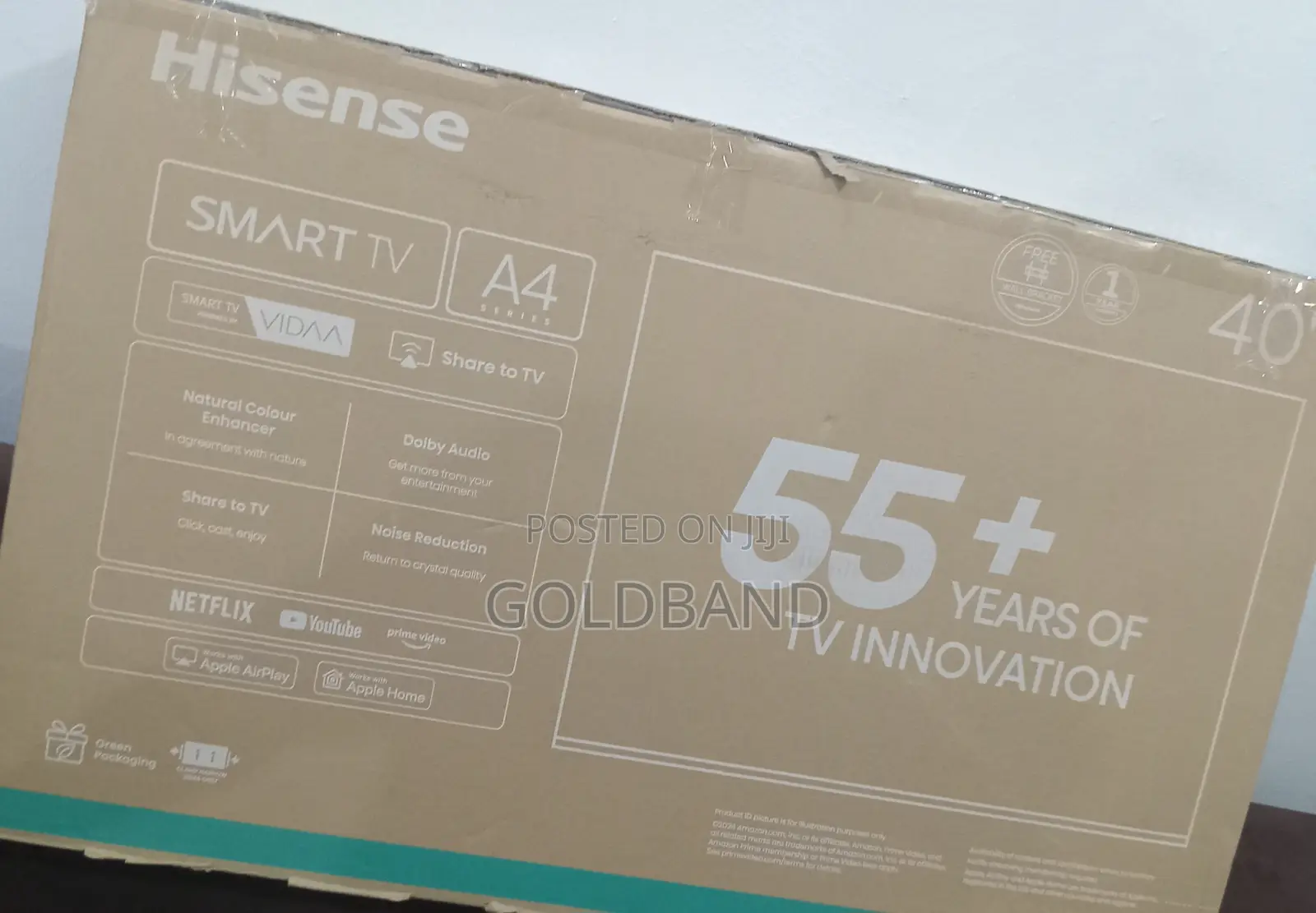Hisense 40” Smart Led Tv – Built-in Streaming Apps