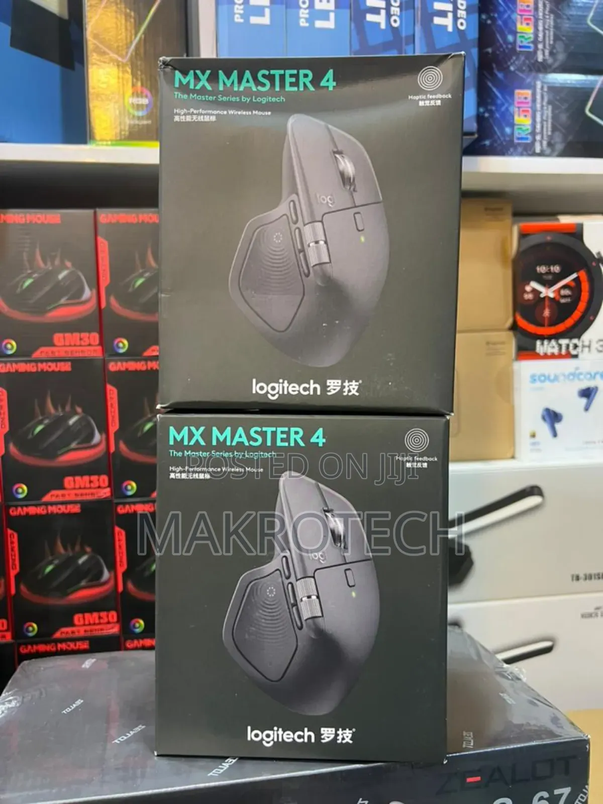 Logitech Mx Master 4, Ergonomic Wireless Mouse With Advanced Performan