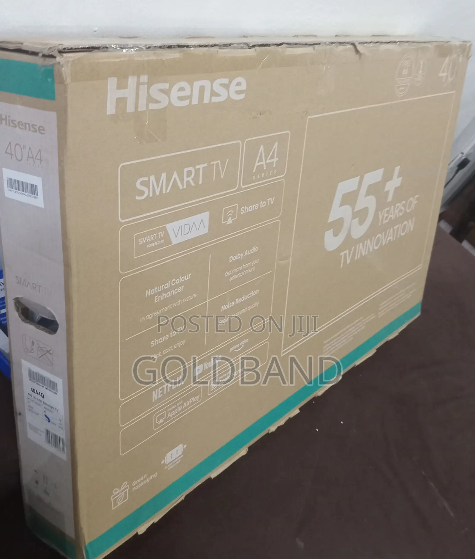 Hisense 40” Smart Tv – Clear Sound, Netflix Youtube