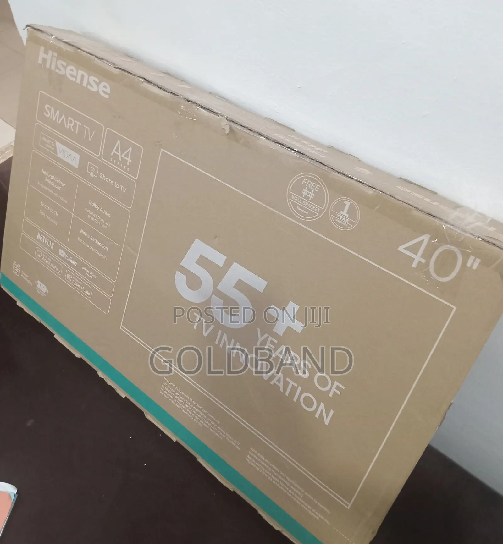 Hisense 40” Smart Tv – Clear Sound, Netflix Youtube