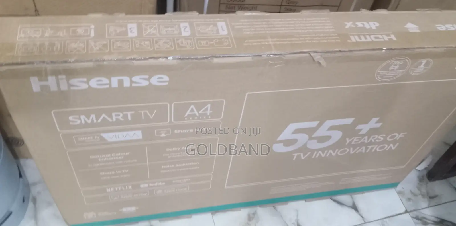 Hisense 40-Inch Smart Tv – Wi-Fi Enabled, Netflix, Youtube