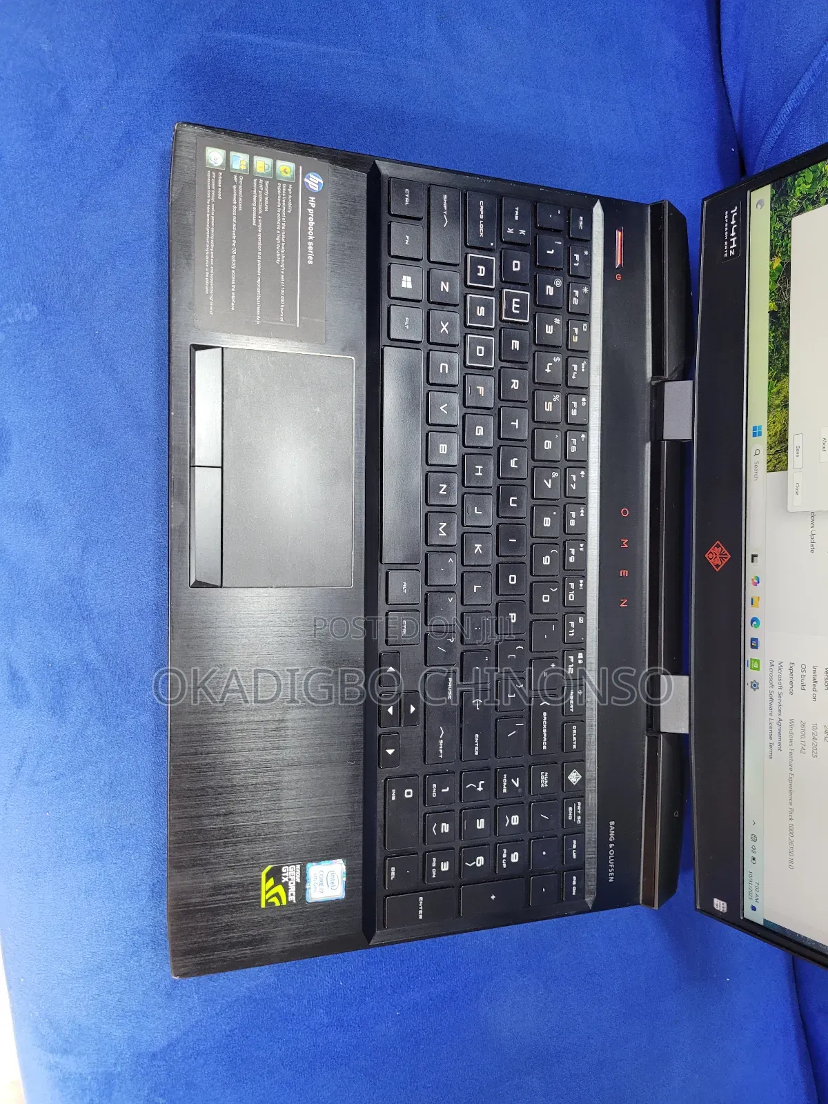 Laptop HP Omen 15-Ce0xx 16GB Intel Core I7 SSD 512GB