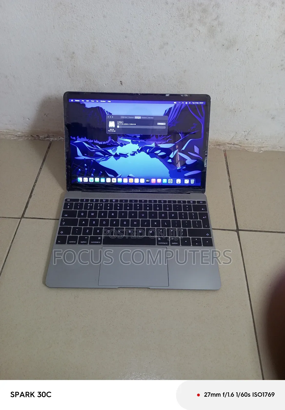 Laptop Apple MacBook 2015 8GB Intel Core M SSD 512GB