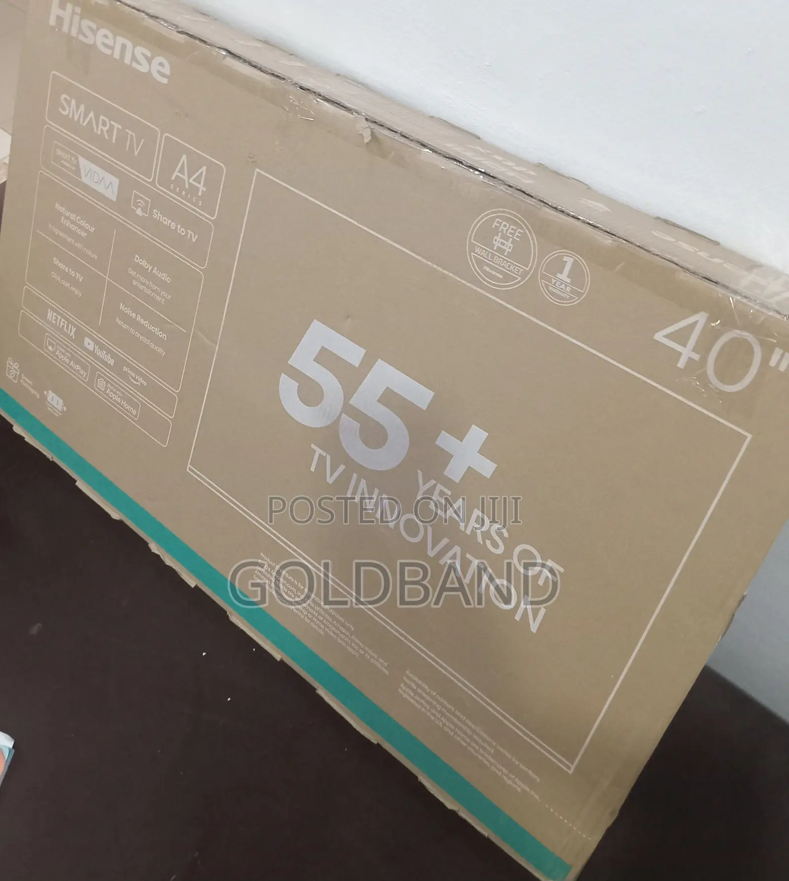 Hisense 40-Inch Smart Tv – Netflix, Youtube, Energy Saving