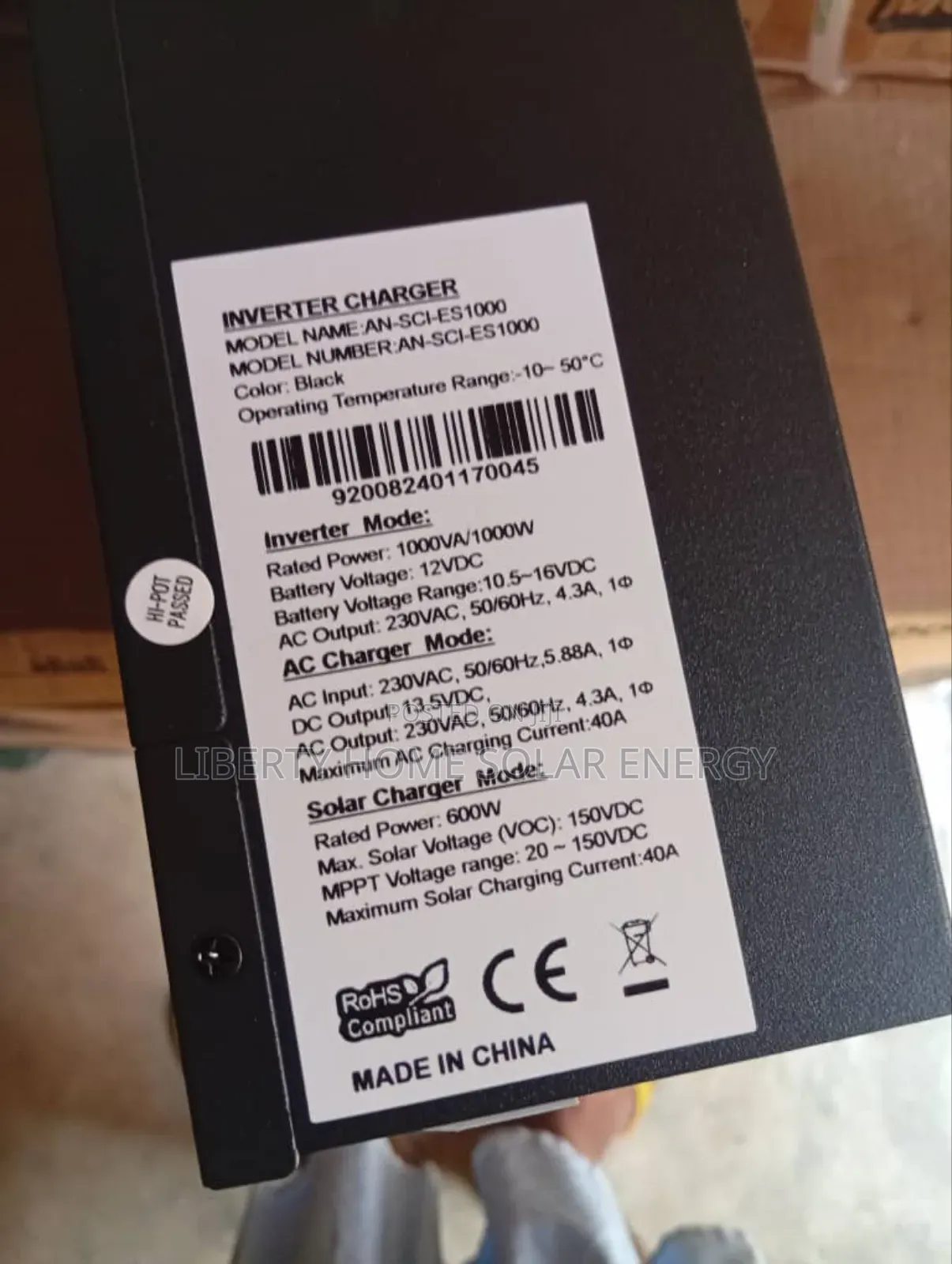 Ae Mem 1kva/12v Hybrid Inverter