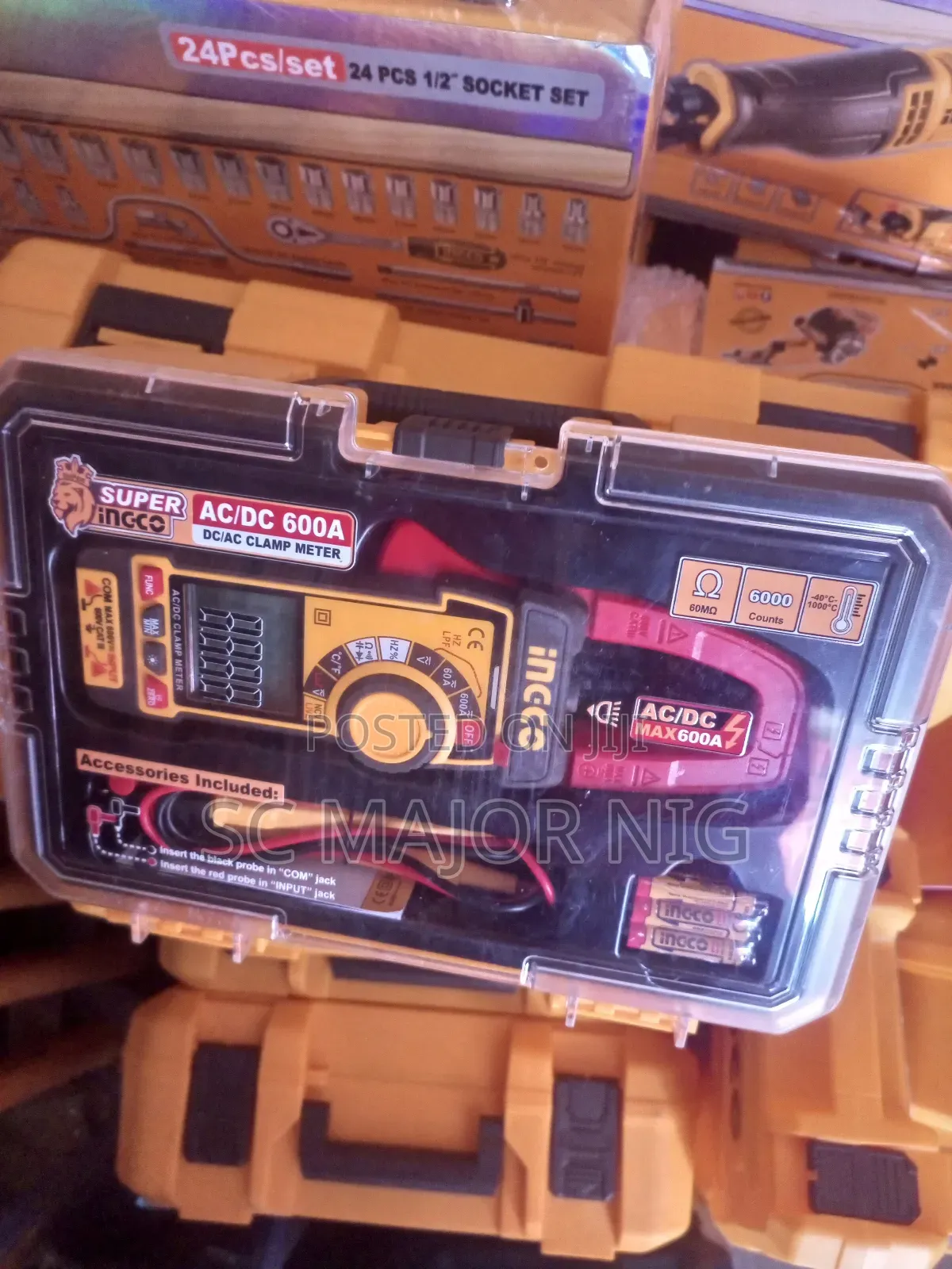 Ingco Ac/Dc Clamp Meter (Available in Other Grades)