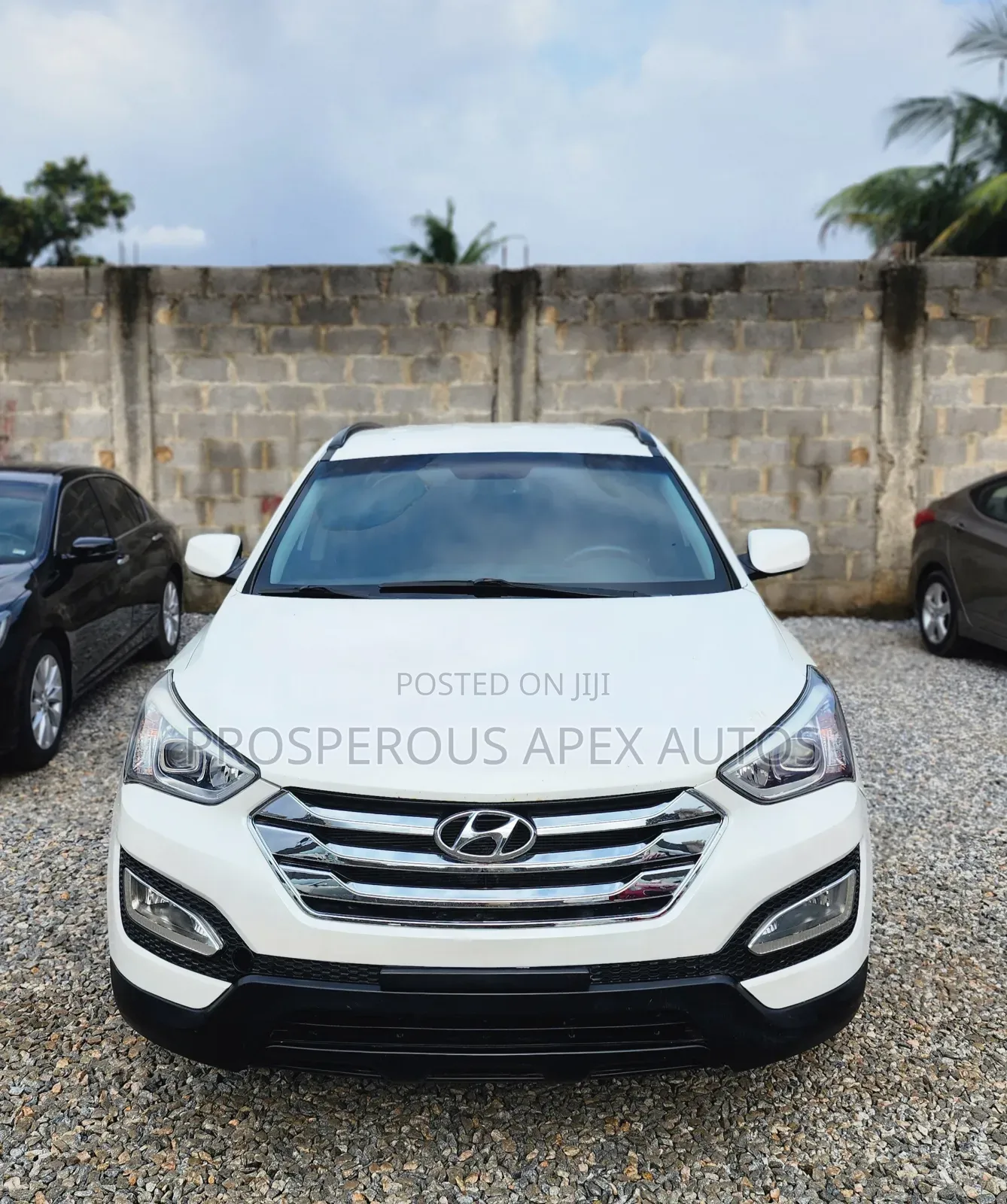 Hyundai Santa Fe 2014 White