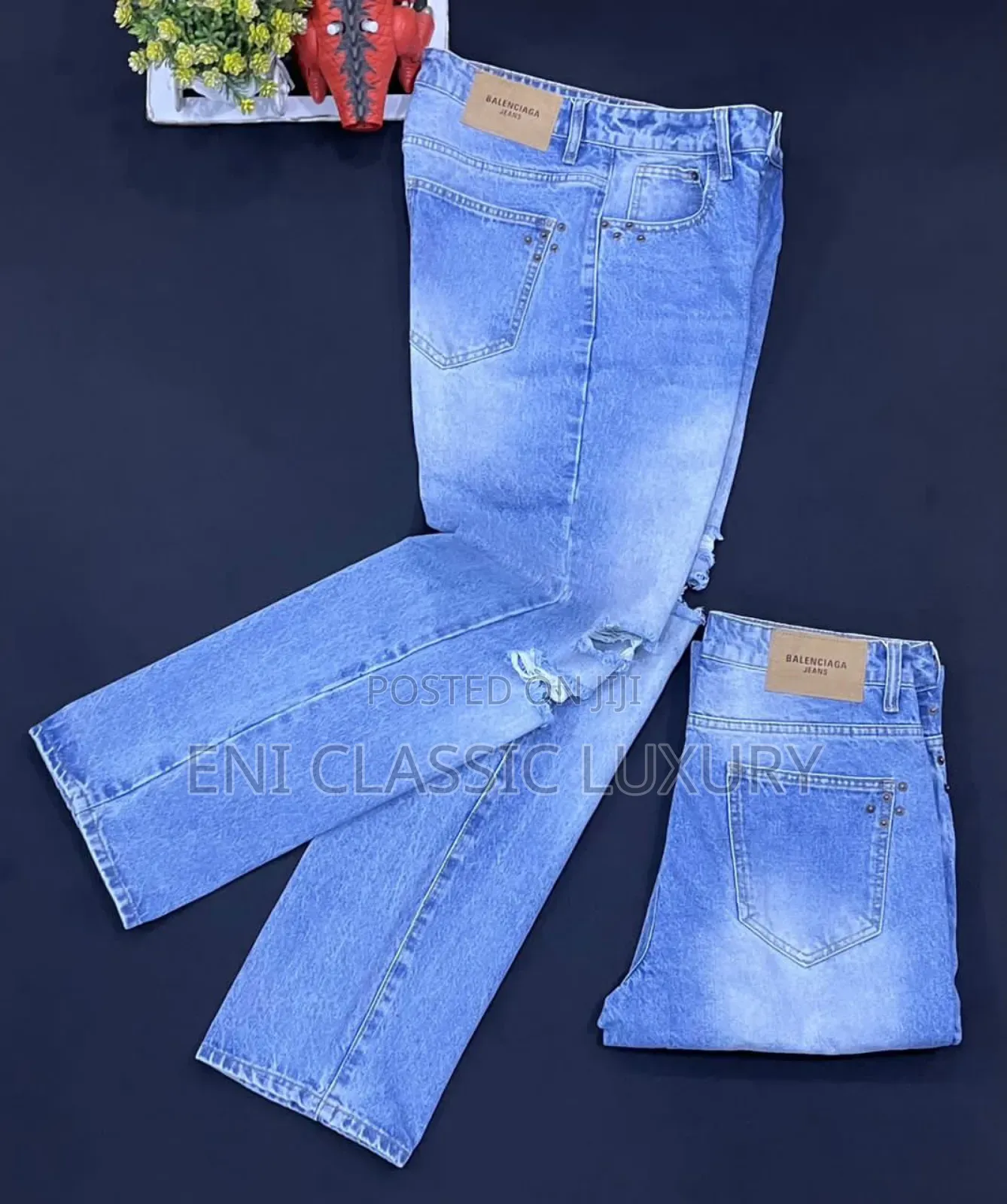Premium Quality Luxury Men's Jeans Trousers Dior Well Banded