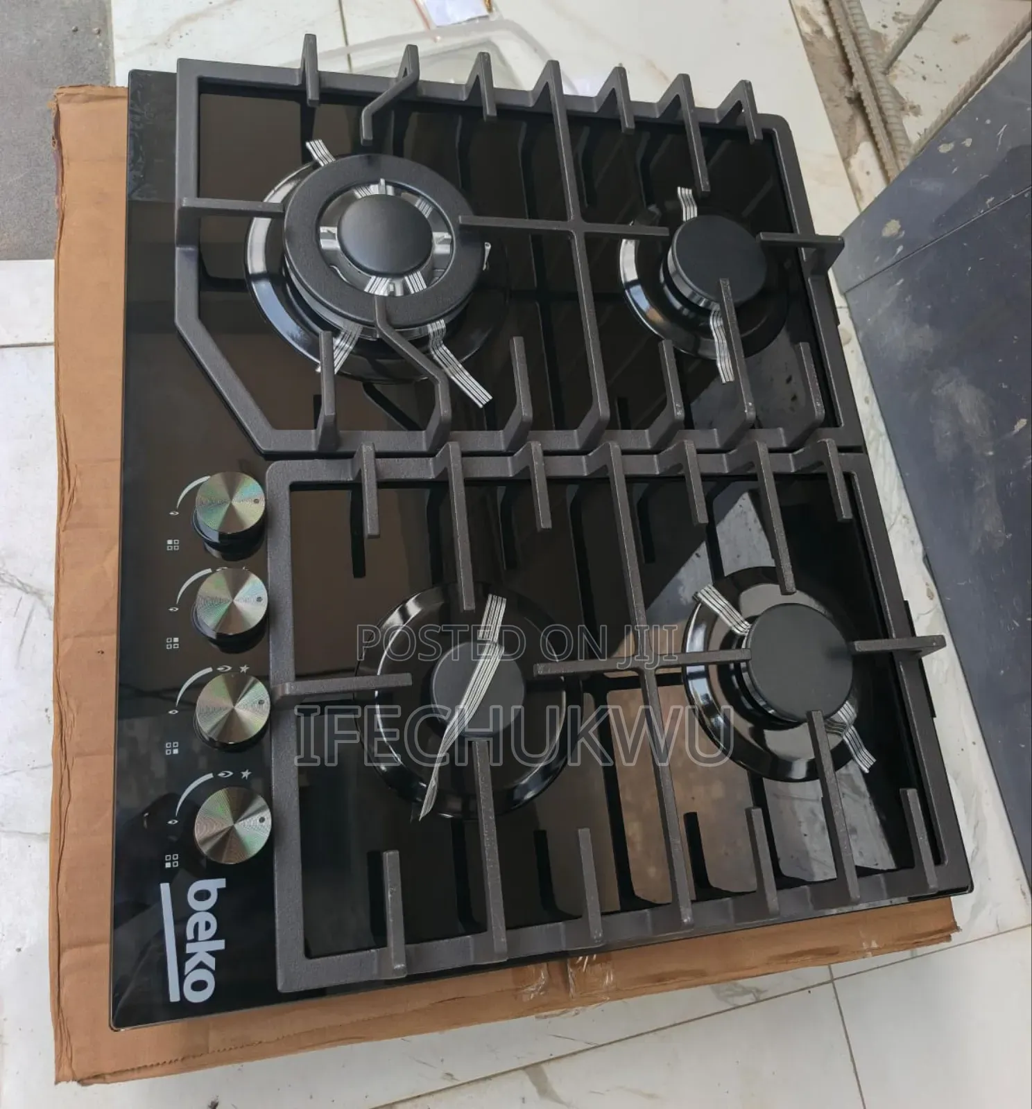 Original Quality Beko Built-in Blueflame Light 4 Burners Gas Cooker