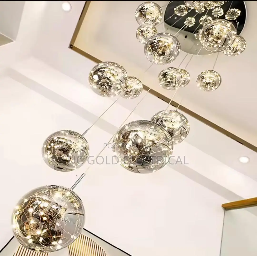 Round Chandelier Living Room Villa Luxury Chandelie Round Chandelier