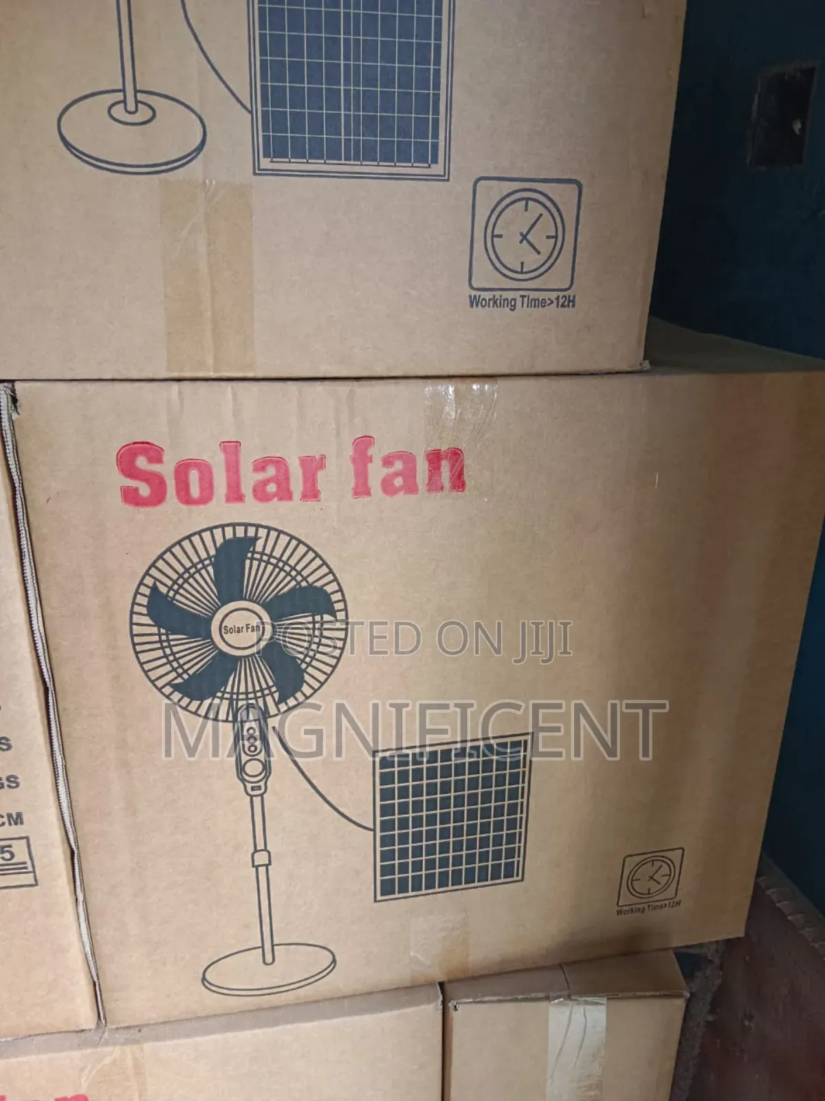 Original Brand New Magicsat Solar Fans Recharble Fans 18inches