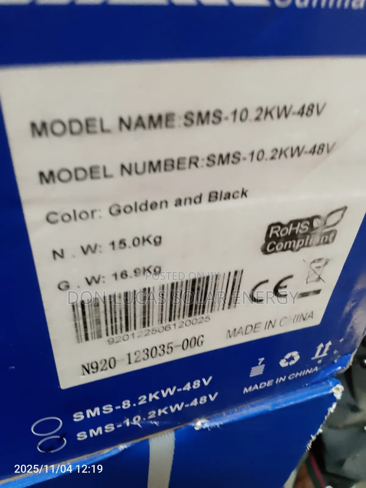 SMS Hybrid Inverter 10.2kwh 48v