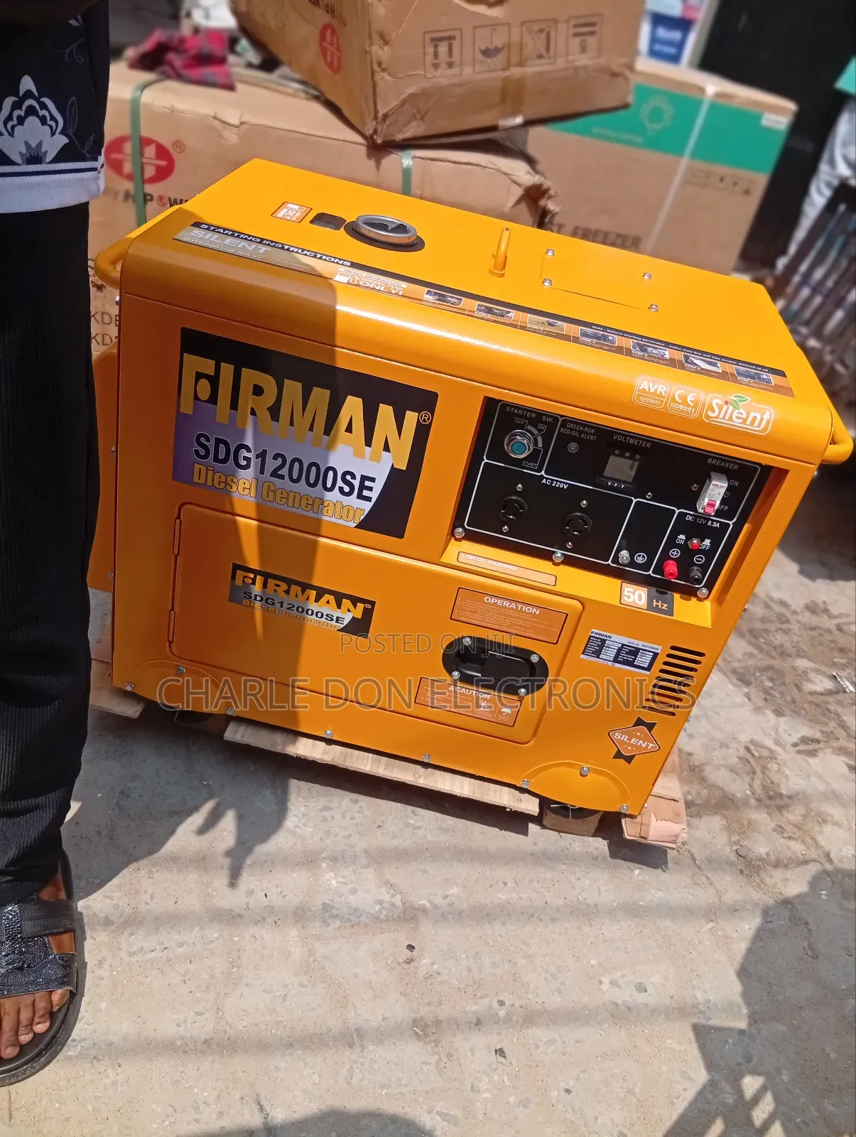 10.5 Kva Originals Fireman Soundproof Generator