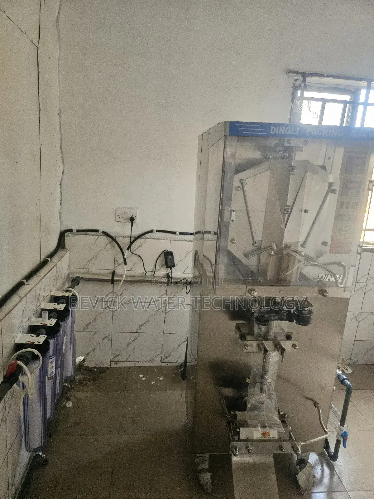 Sachet Water Machine Installation + Plumbing + Electrical