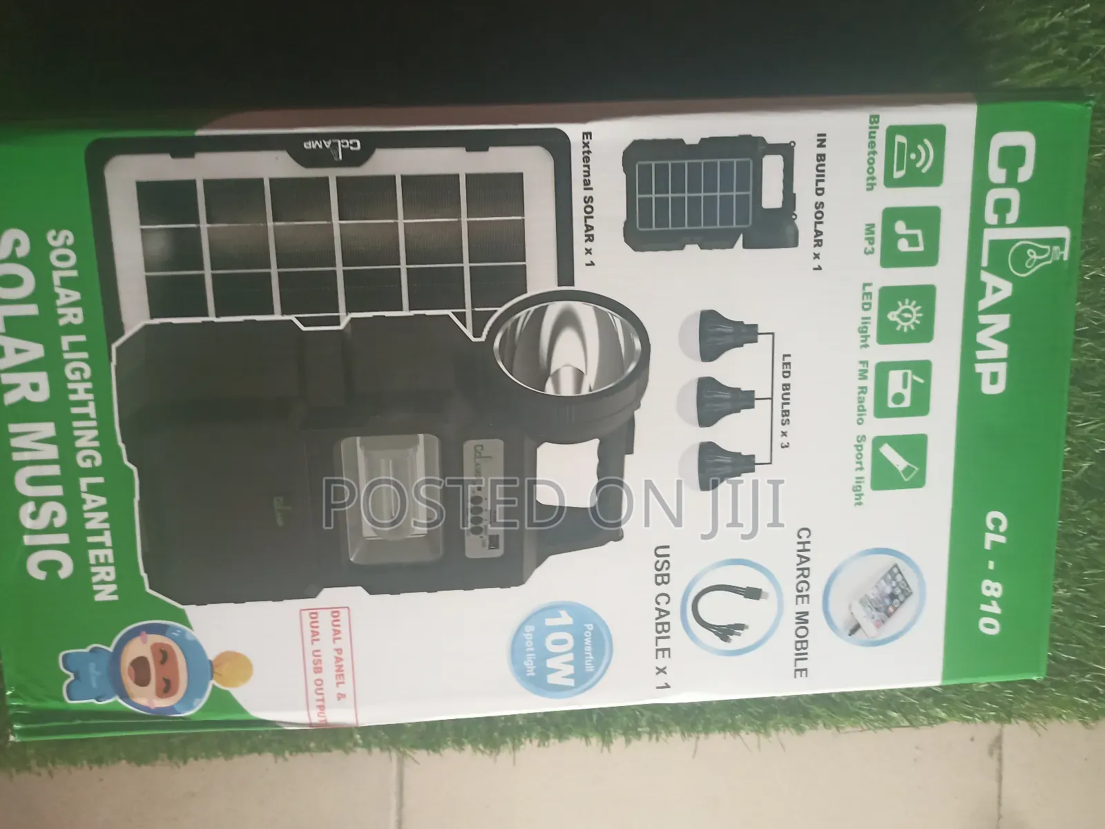 Dp Multifunctional Solar Kit 3bulbs With Mp3/ Radio -12000mah