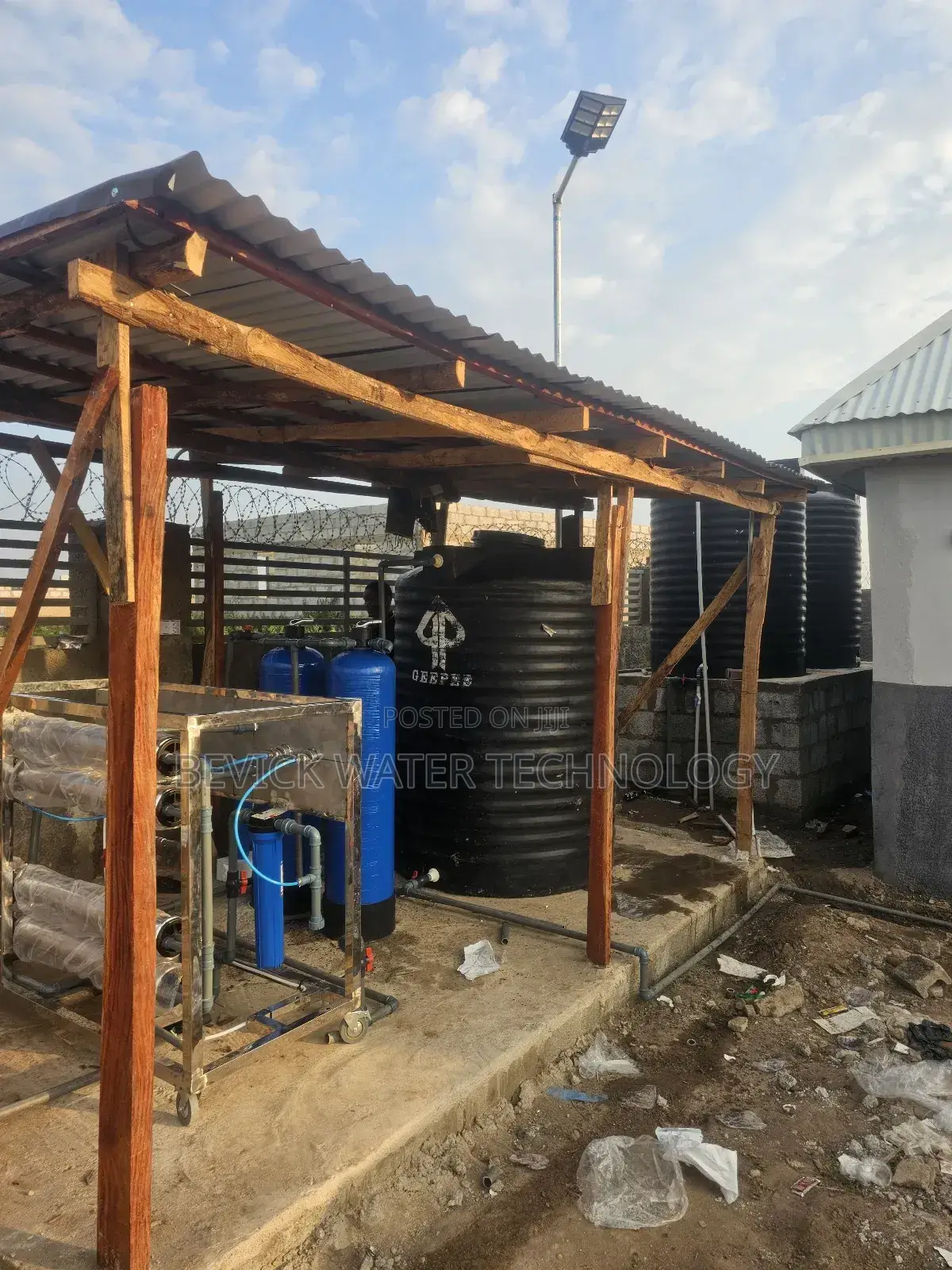 Sachet Water Machine Installation + Plumbing + Electrical