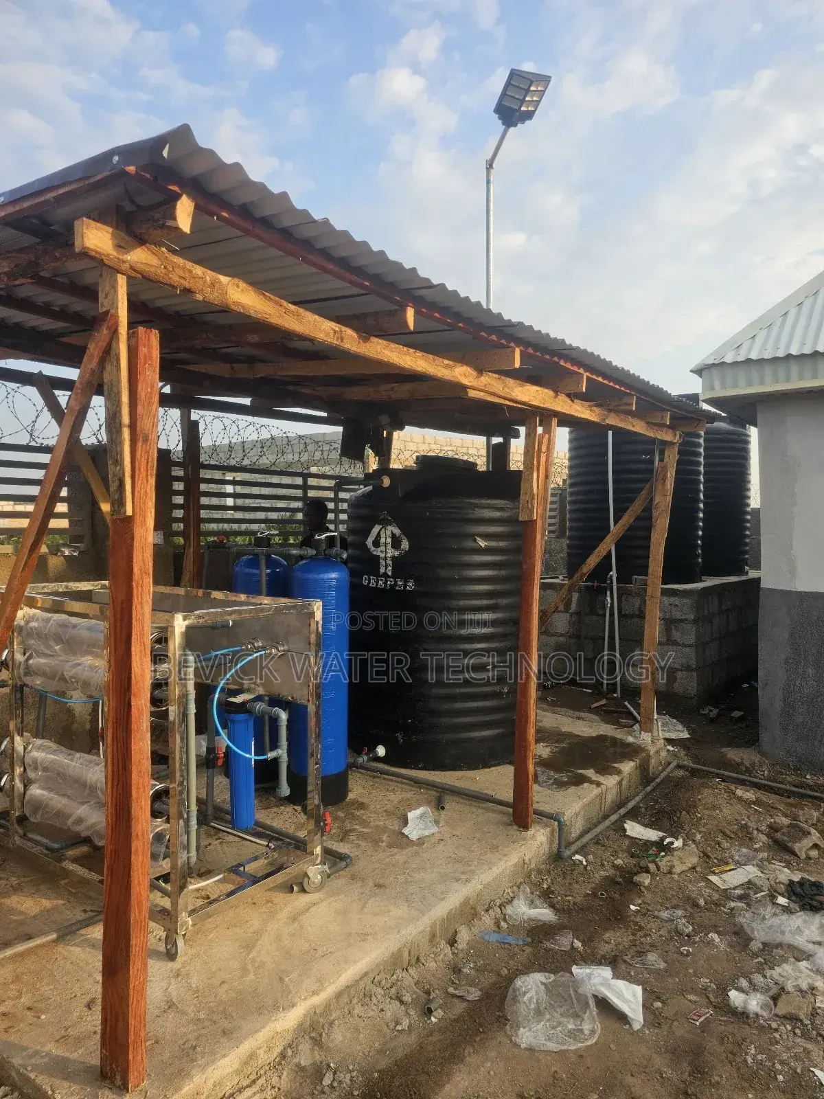 Sachet Water Machine Installation + Plumbing + Electrical