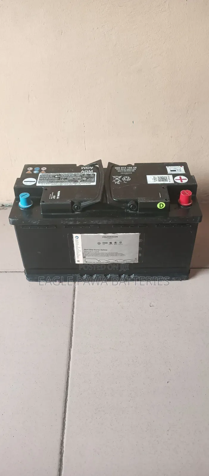 Audi Agm Battery 12v 92amps