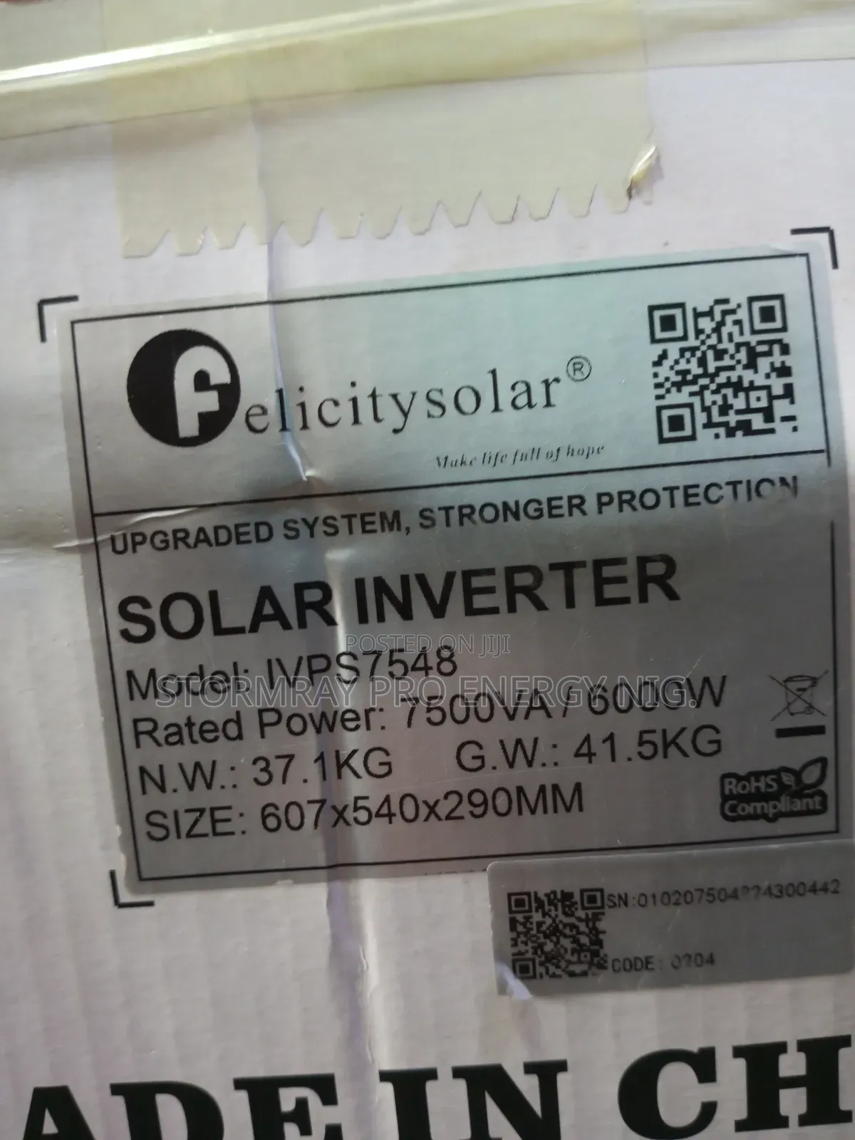 7.5kva Felicity Transformer Based Ivps Inverter