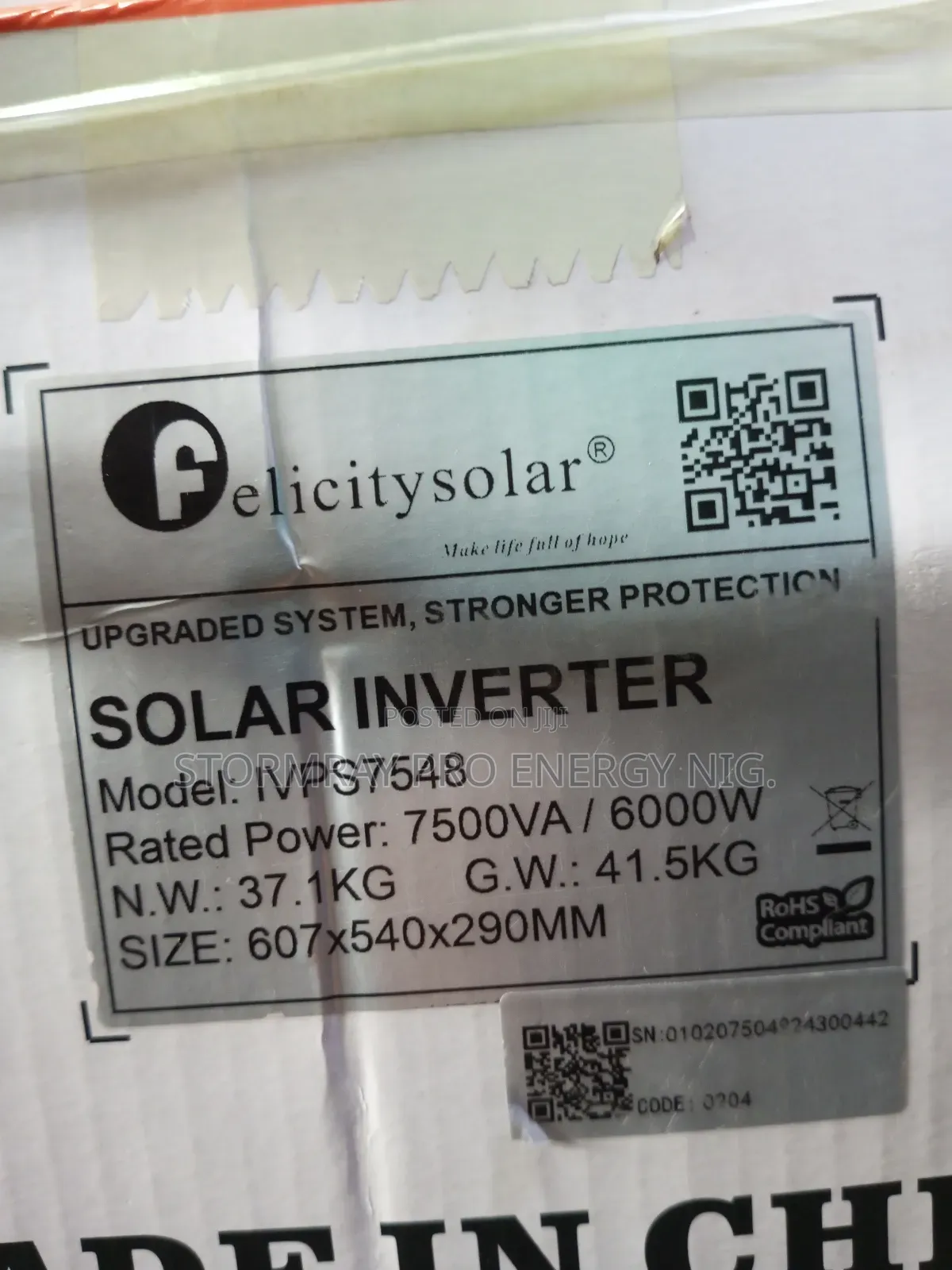 7.5kva Felicity Transformer Based Ivps Inverter