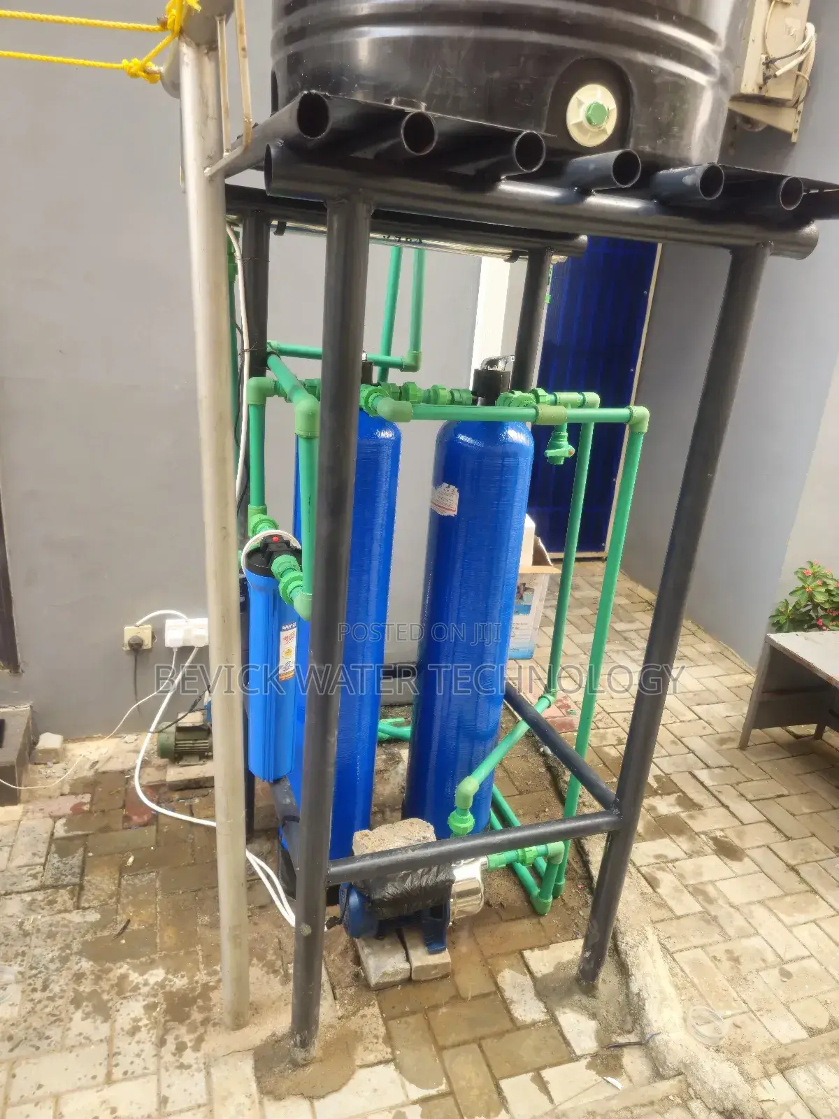 Complete Water Treatment System Installation — Plug Run
