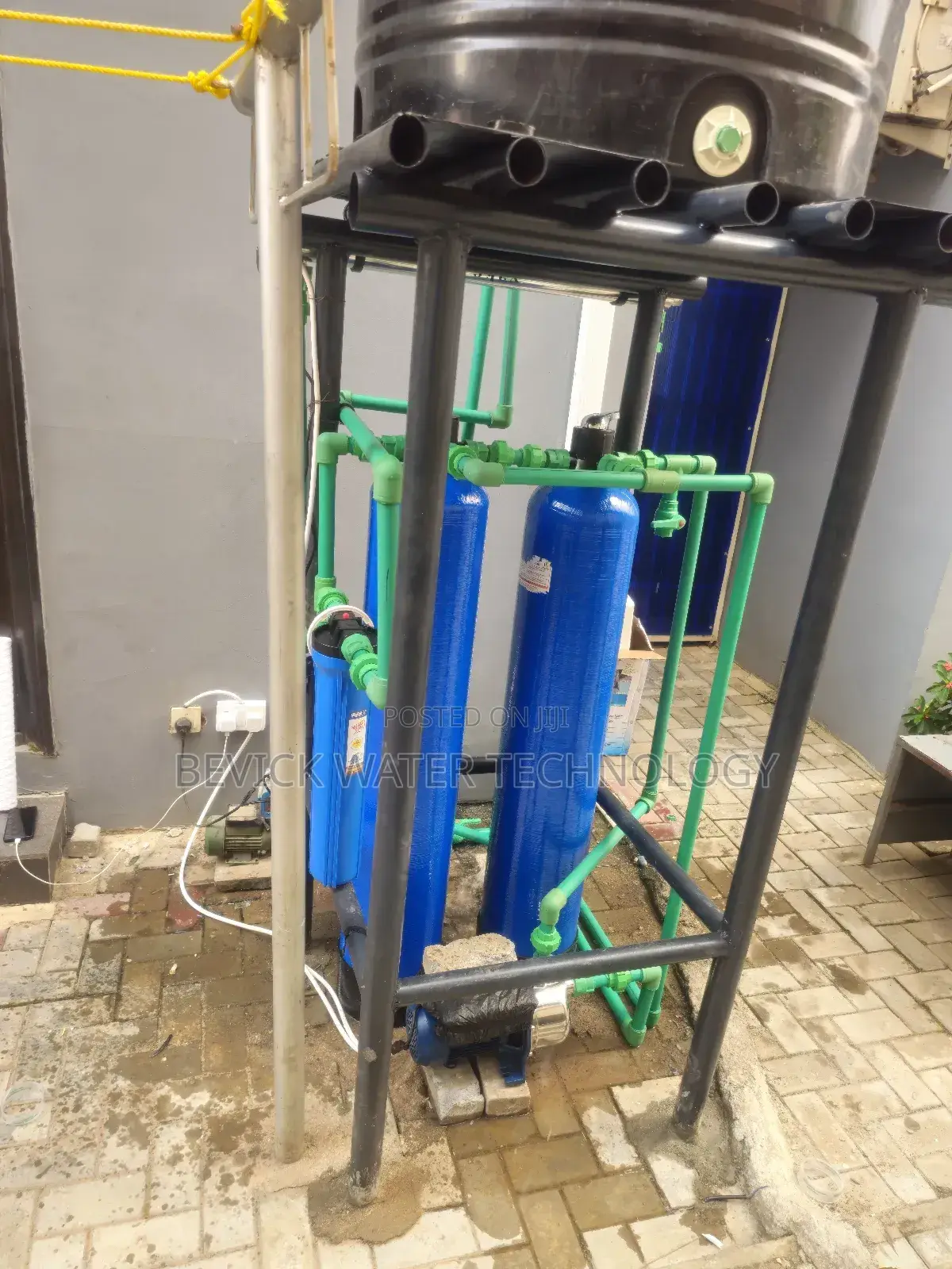 Complete Water Treatment System Installation — Plug Run