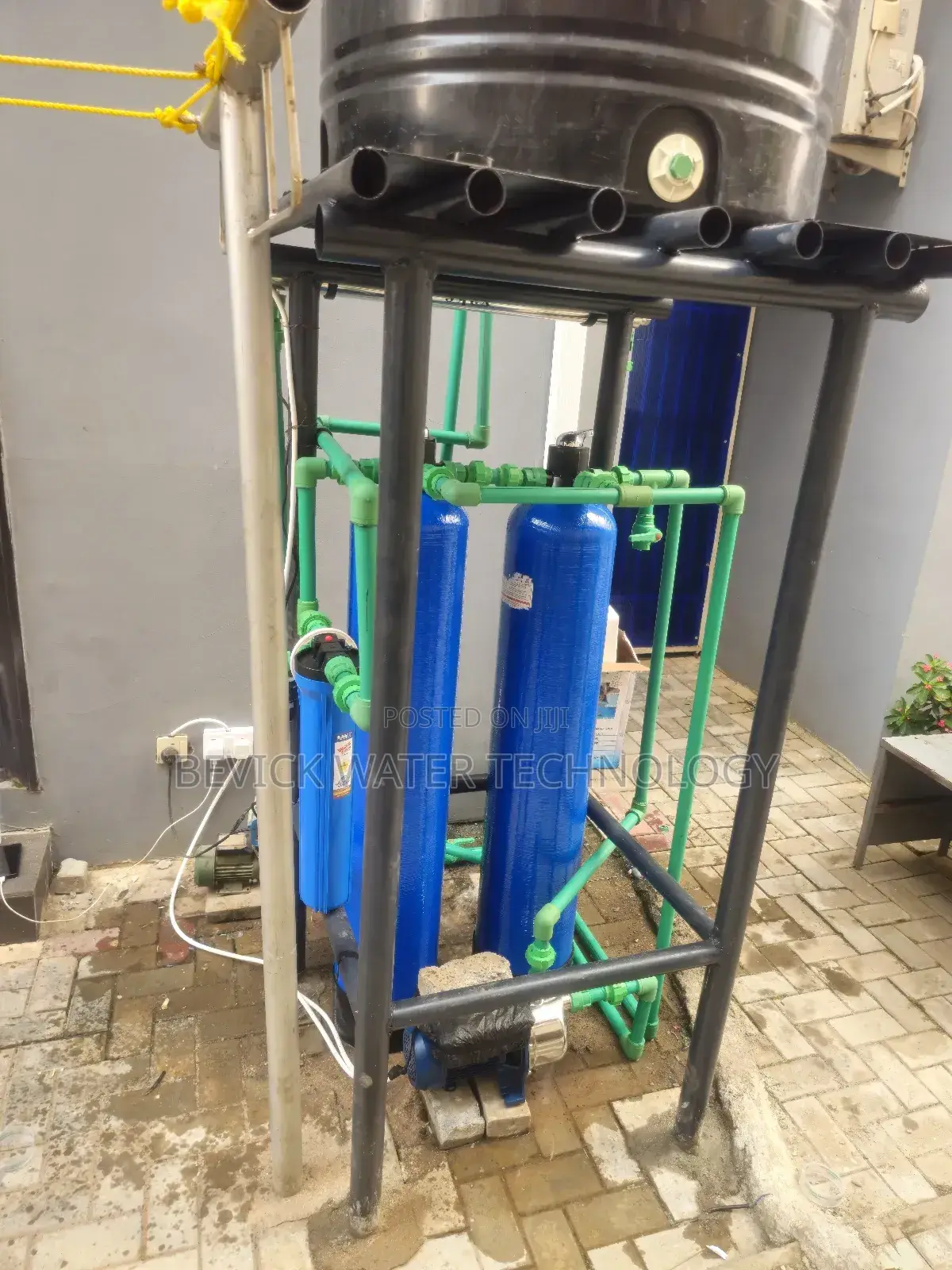 Complete Water Treatment System Installation — Plug Run