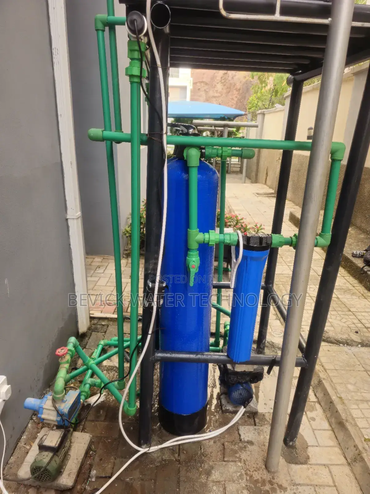 Complete Water Treatment System Installation — Plug Run