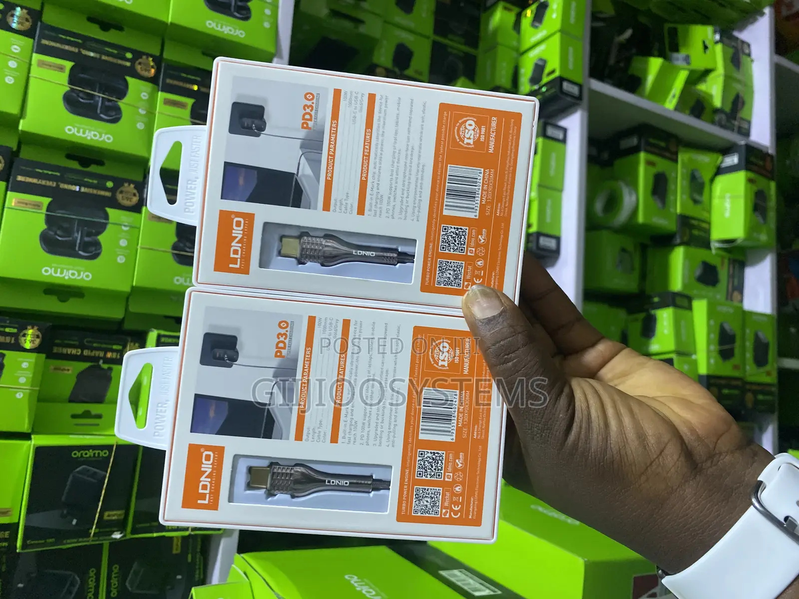 Ldnio Lc651c Fast Charging 100w Type-C to Type-C Charger Data Cable