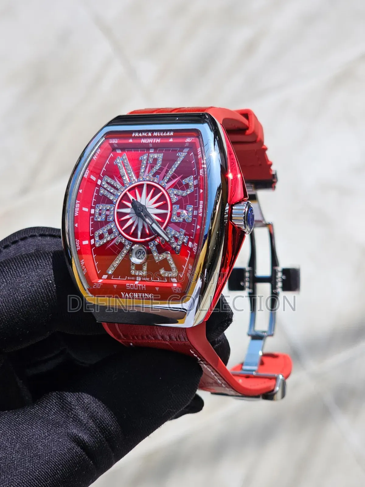 New Black Franck Muller Luxury Wristwatch
