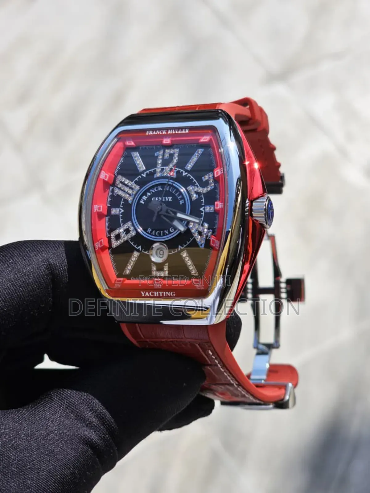 New Black Franck Muller Luxury Wristwatch