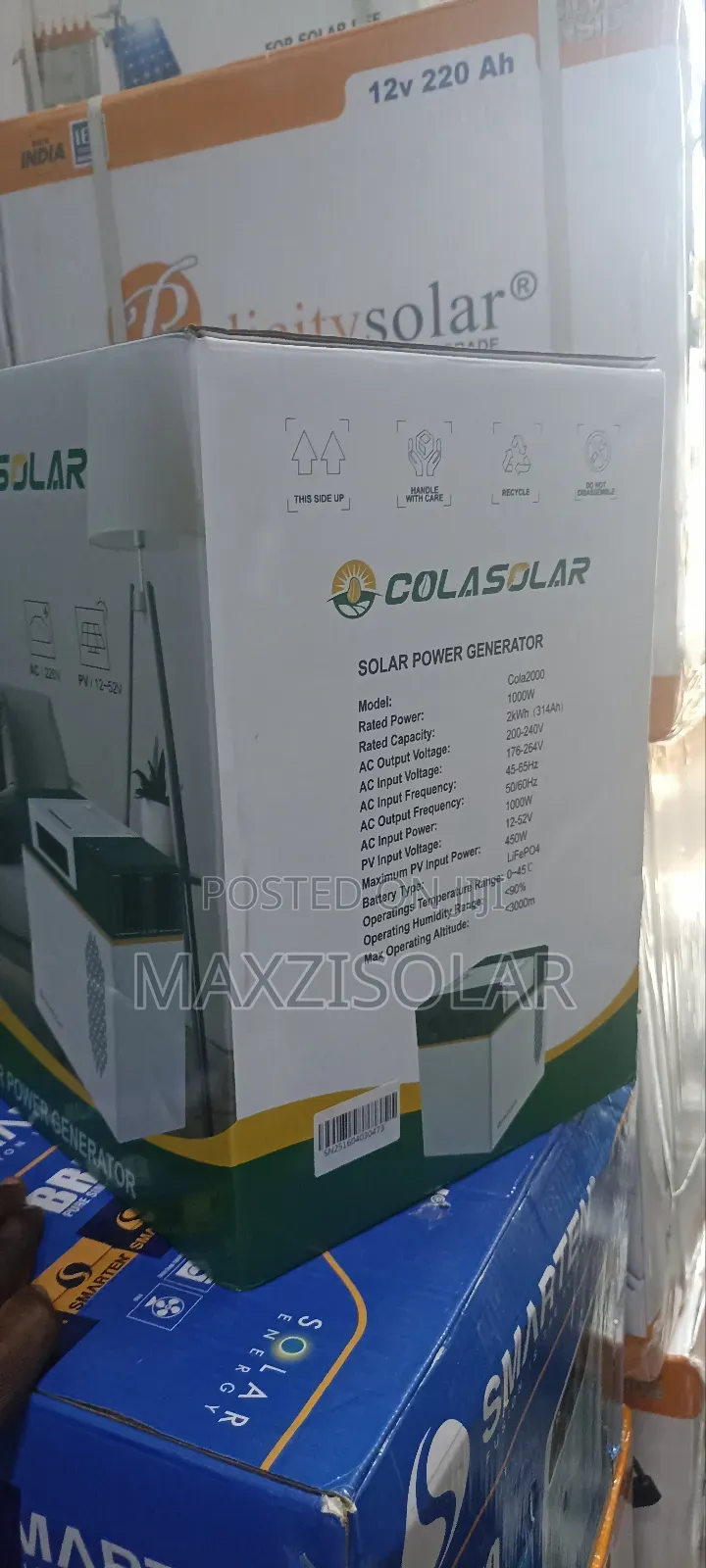 2kwh Colasolar Generator