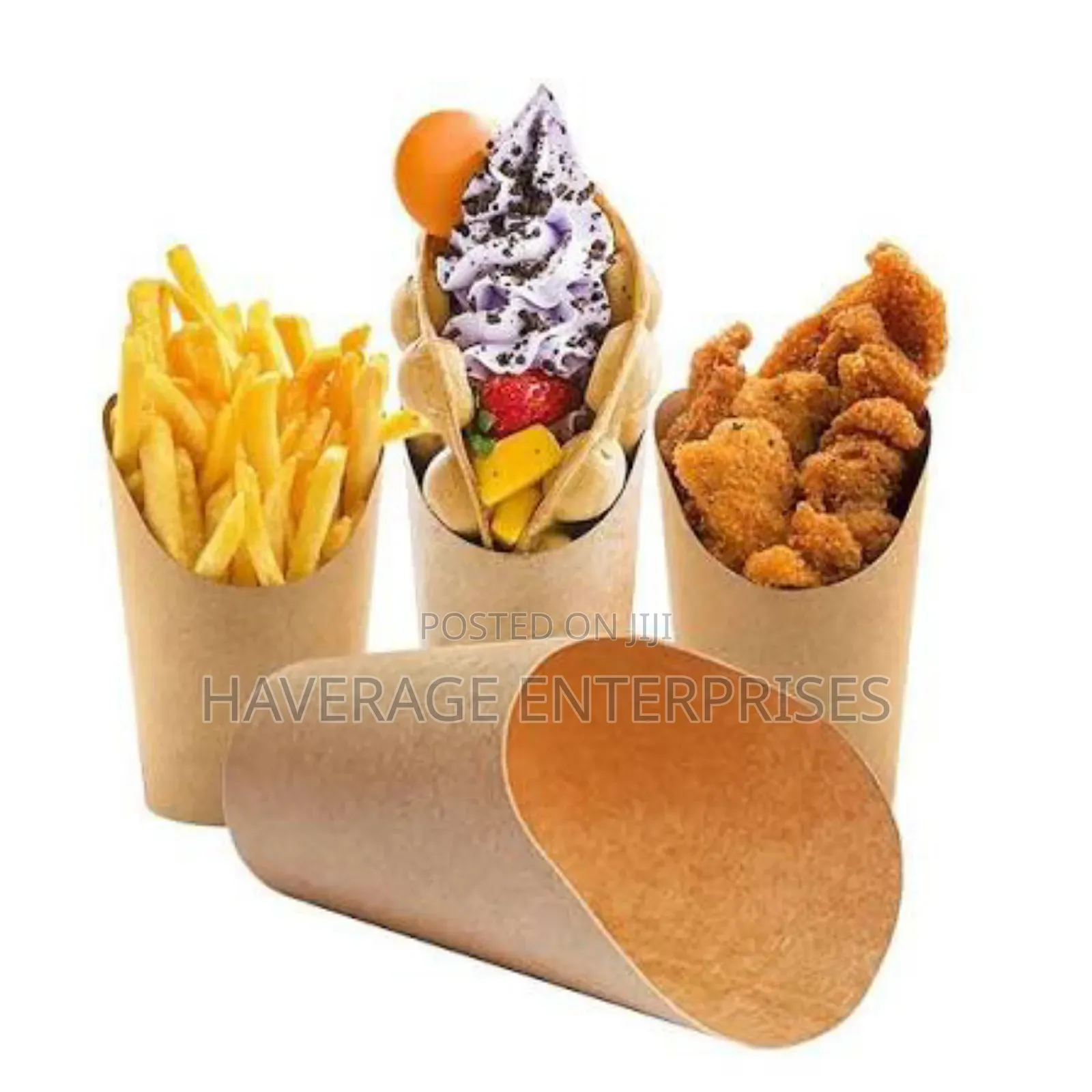 16oz Paper Disposable French Fries,Popcorn Salad Cup 200pcs